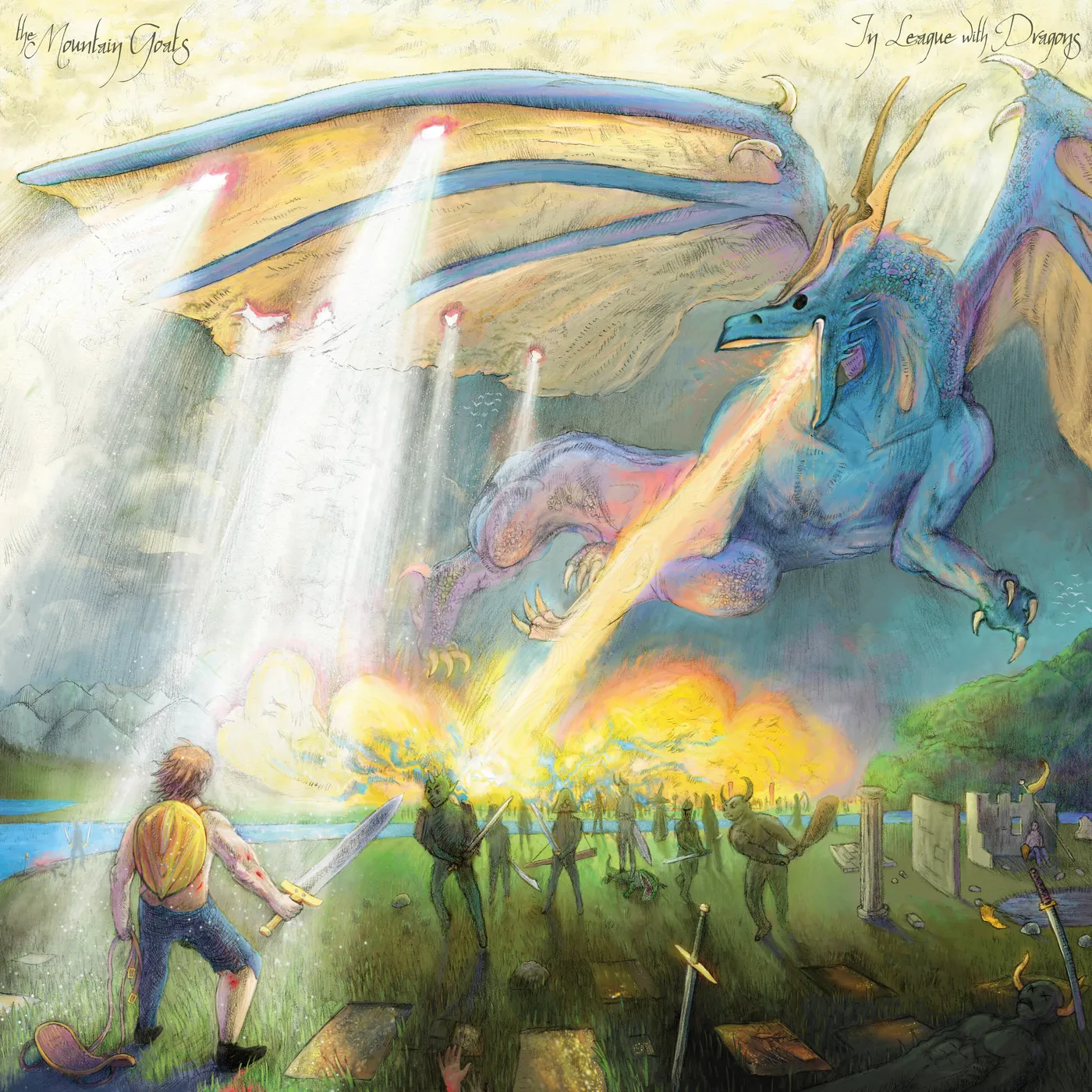The Mountain Goats In League with Dragons Vinyl Record