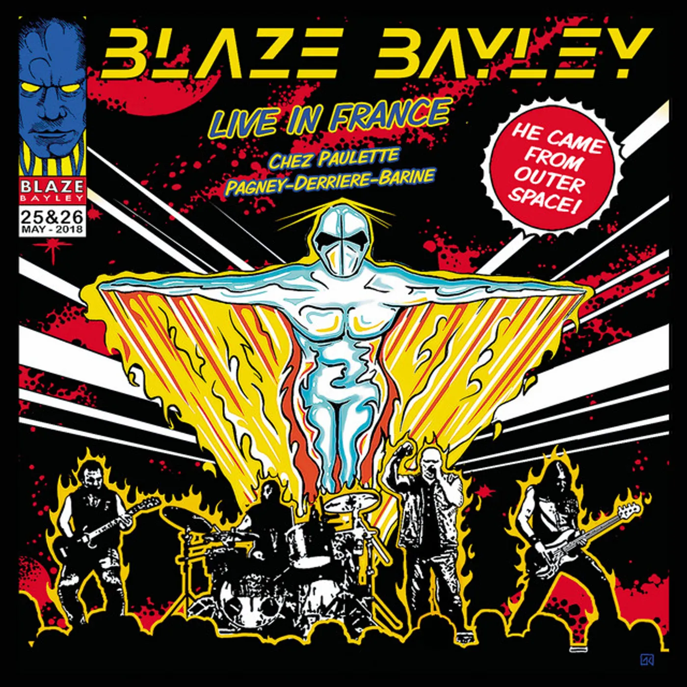 Blaze Bayley LIVE IN FRANCE CD