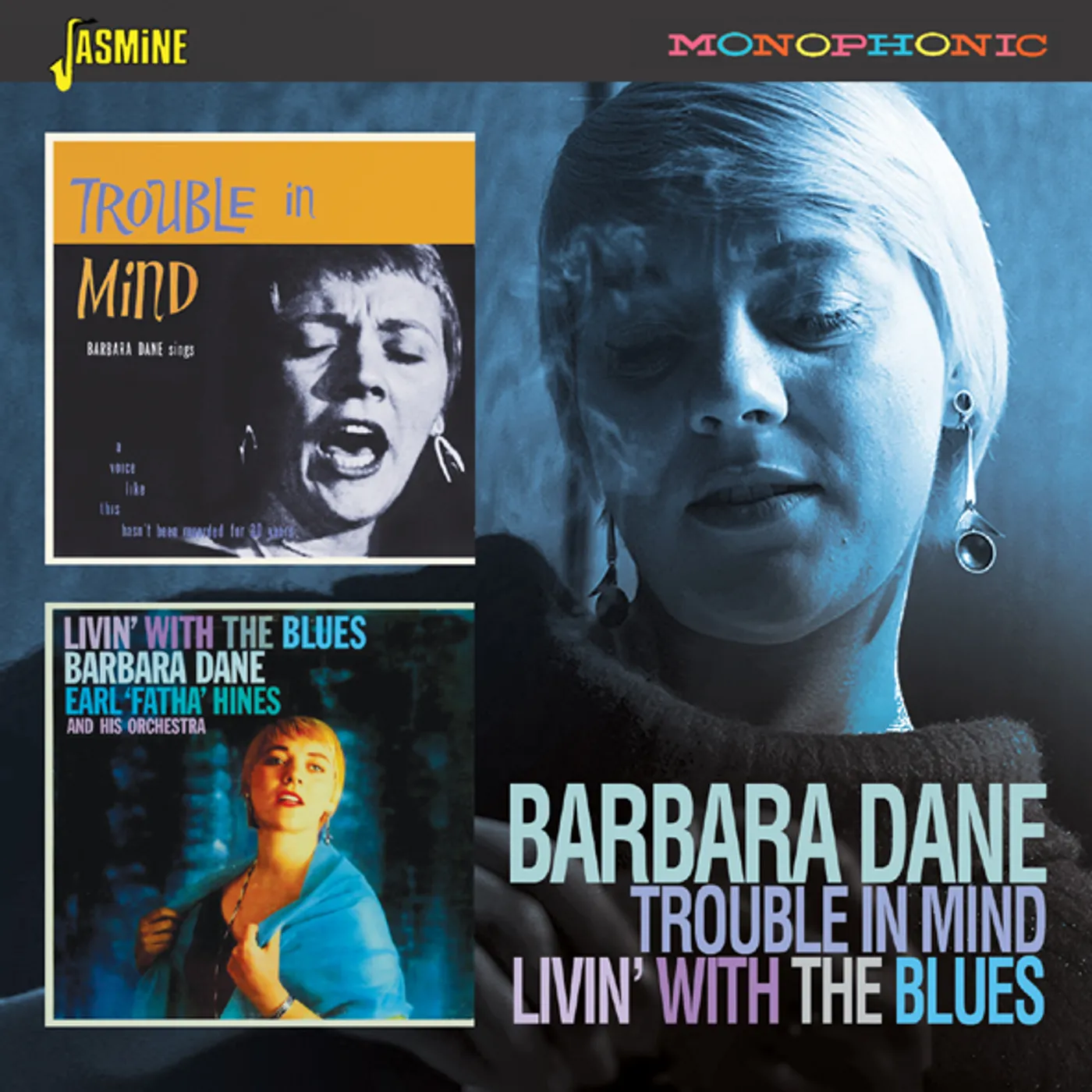 Barbara Dane TROUBLE IN MIND / LIVIN WITH THE BLUES CD
