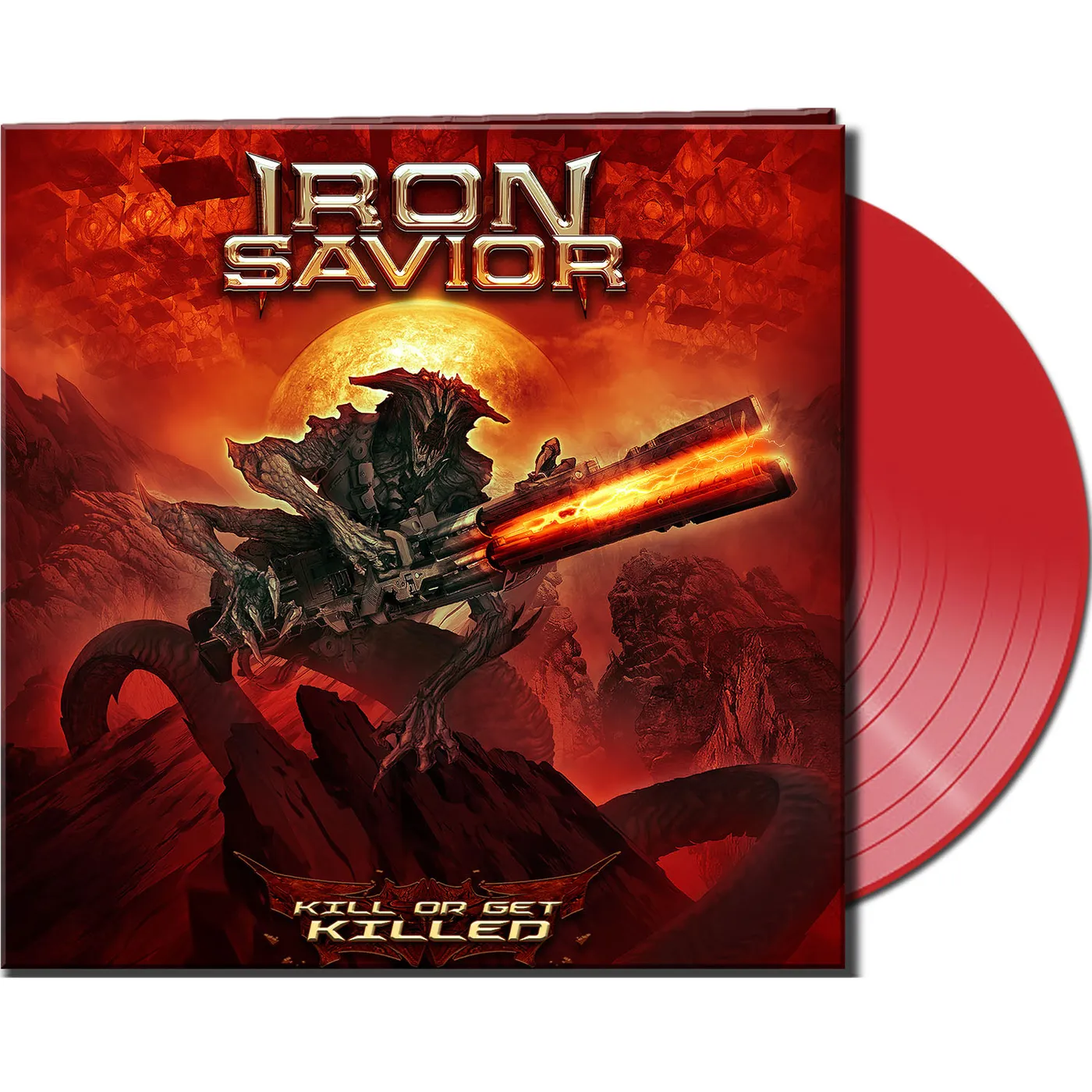 Iron Savior KILL OR GET KILLED (RED VINYL) Vinyl Record
