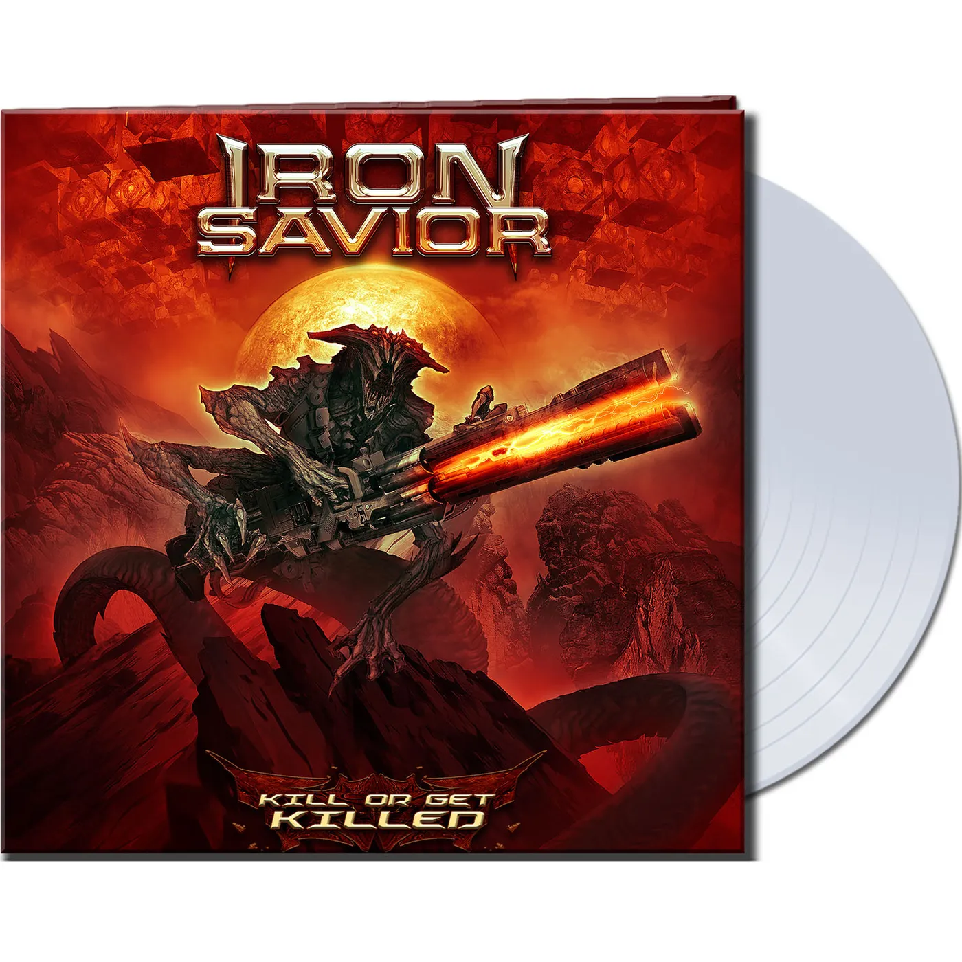 Iron Savior KILL OR GET KILLED (CLEAR VINYL) Vinyl Record