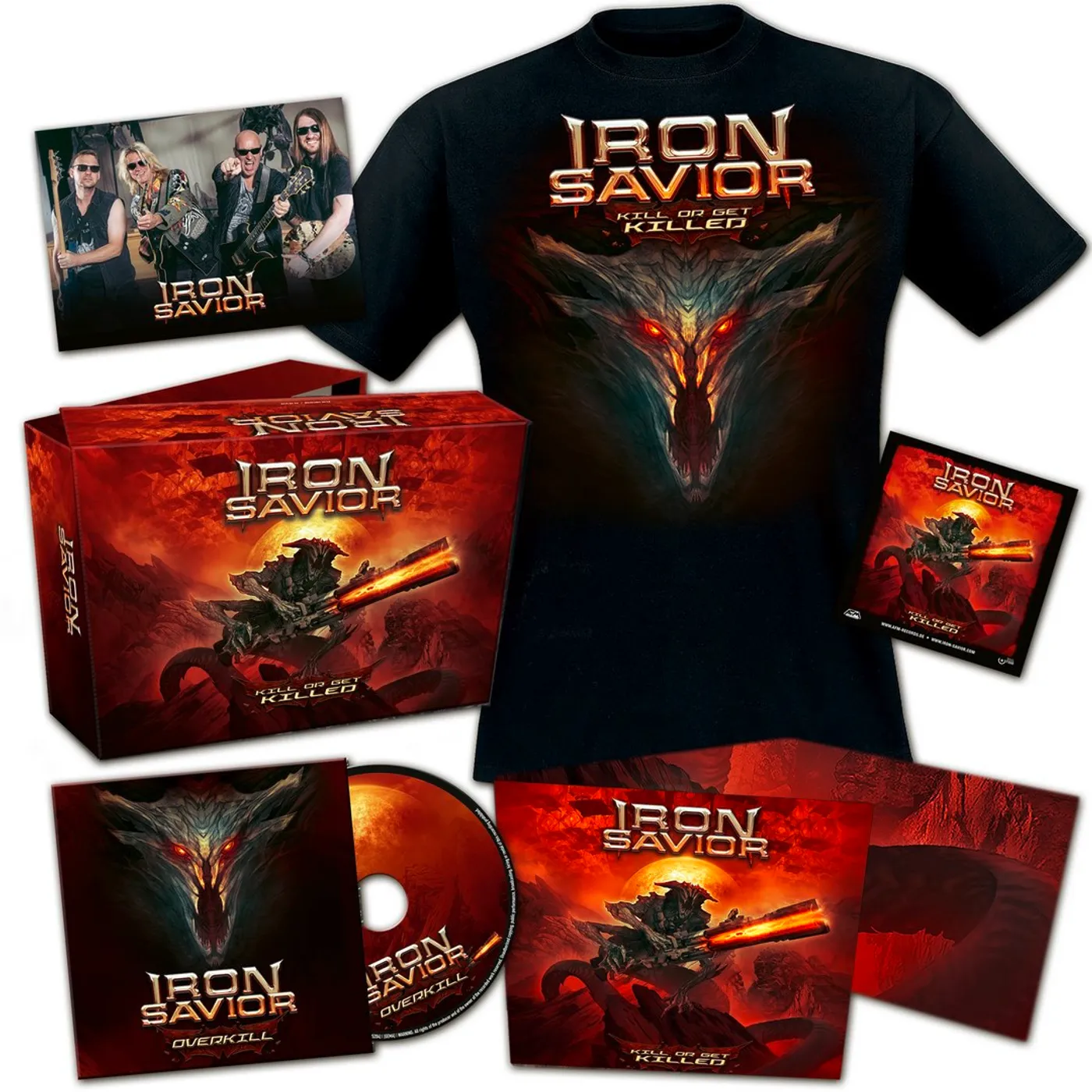 Iron Savior KILL OR GET KILLED CD - Shirt Included
