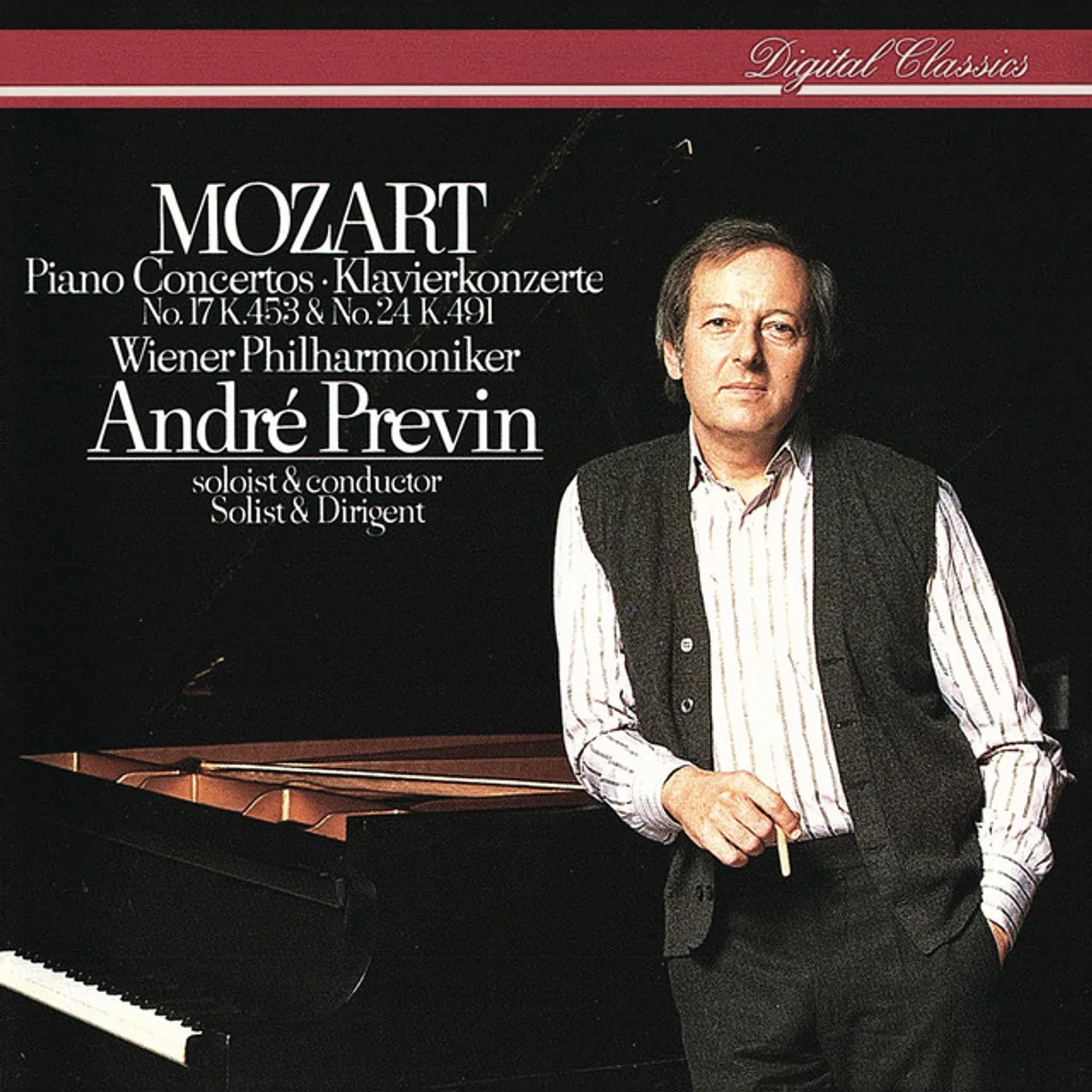 Mozart / Andre Previn MOZART: PIANO CONCERTOS 17 & 24 CD