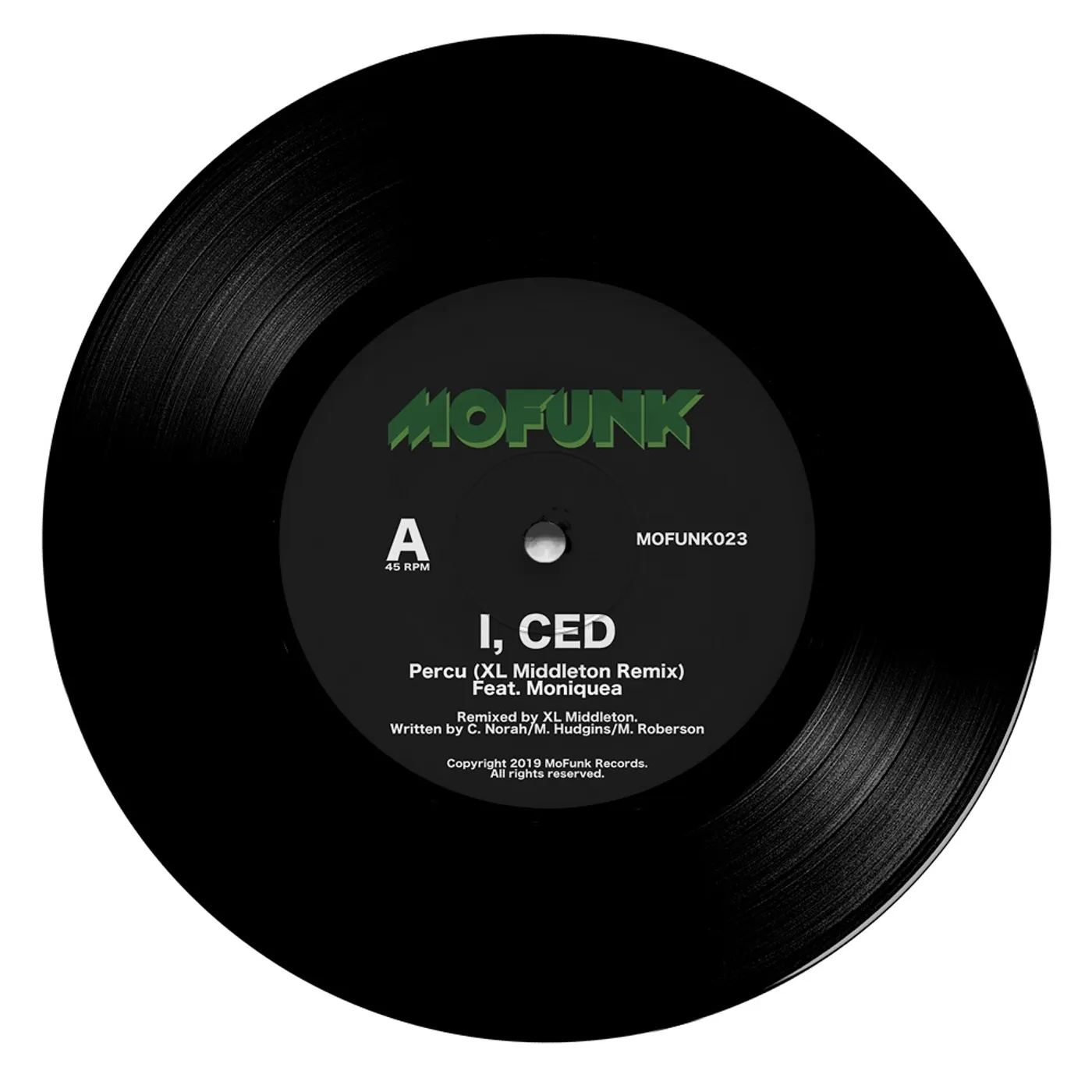 I Ced PERCU (XL MIDDLETON REMIX) / PERCU (ORIGINAL VER.) Vinyl Record