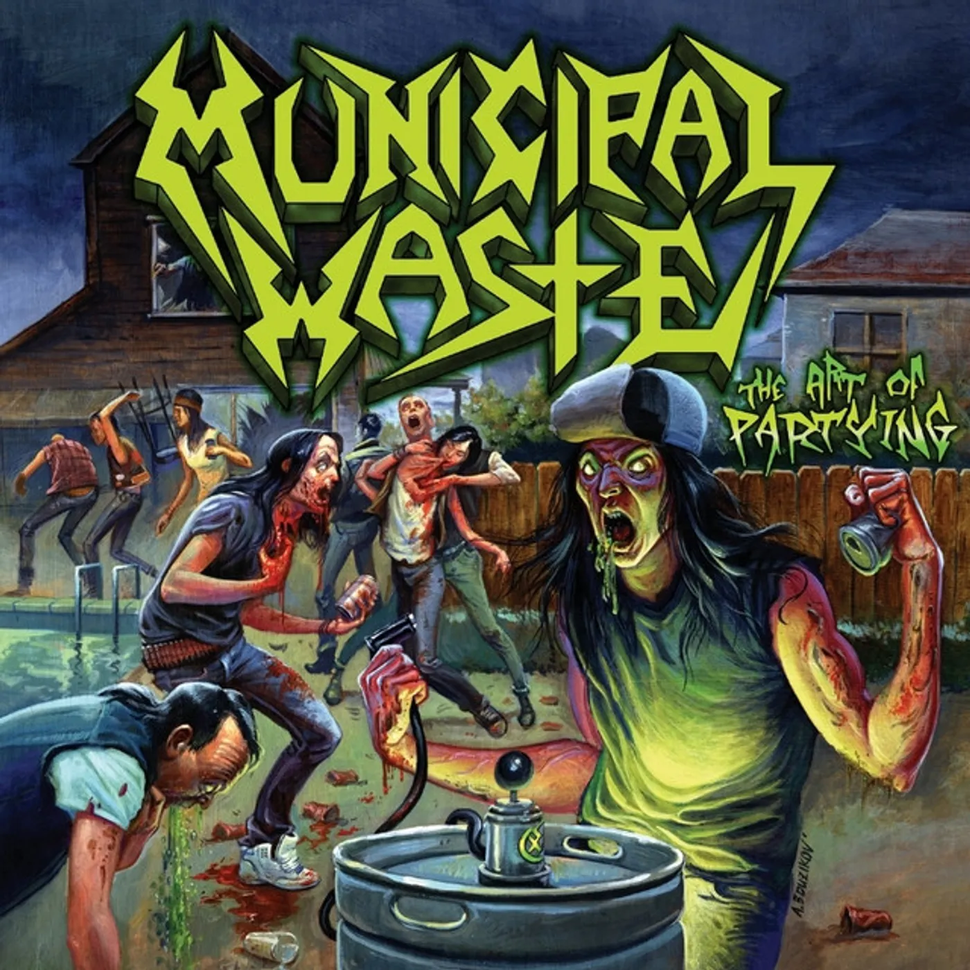 Municipal Waste ART OF PARTYING Vinyl Record