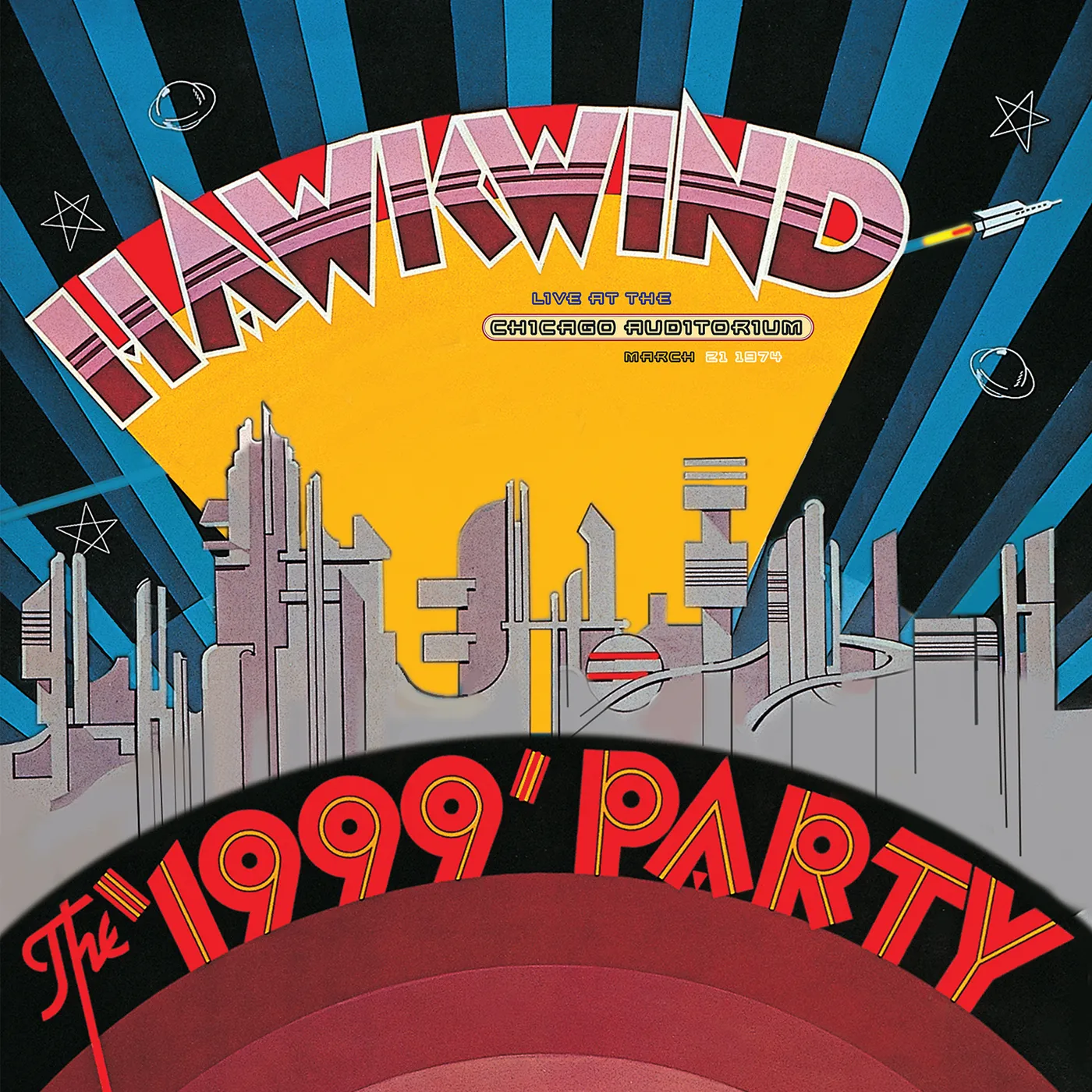 Hawkwind 1999 PARTY - LIVE AT THE CHICAGO AUDITORIUM 21ST Vinyl Record