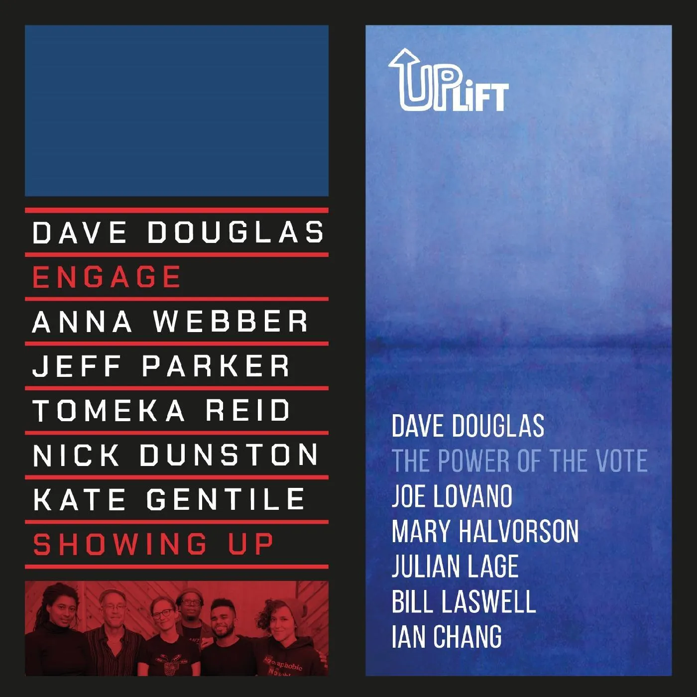 Dave Douglas SHOWING UP / THE POWER OF THE VOTE Vinyl Record