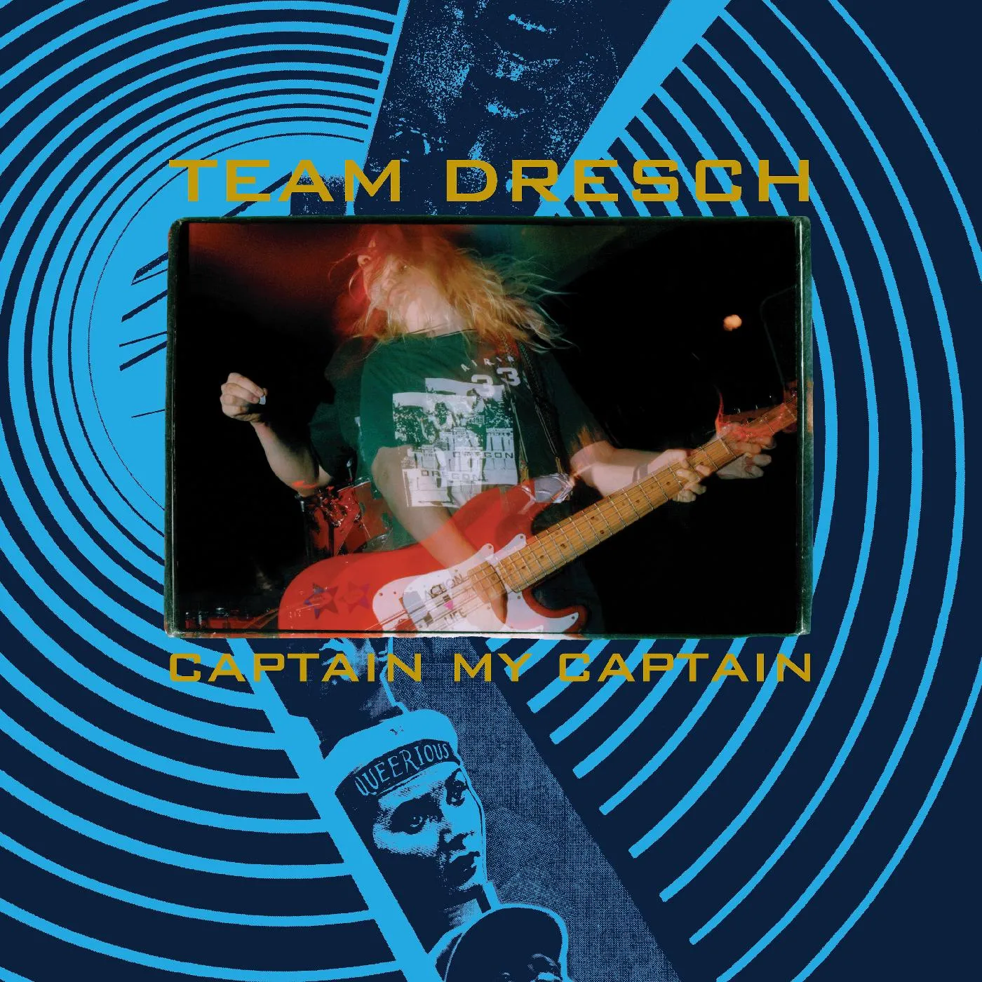 Team Dresch CAPTAIN MY CAPTAIN (DL CARD) Vinyl Record