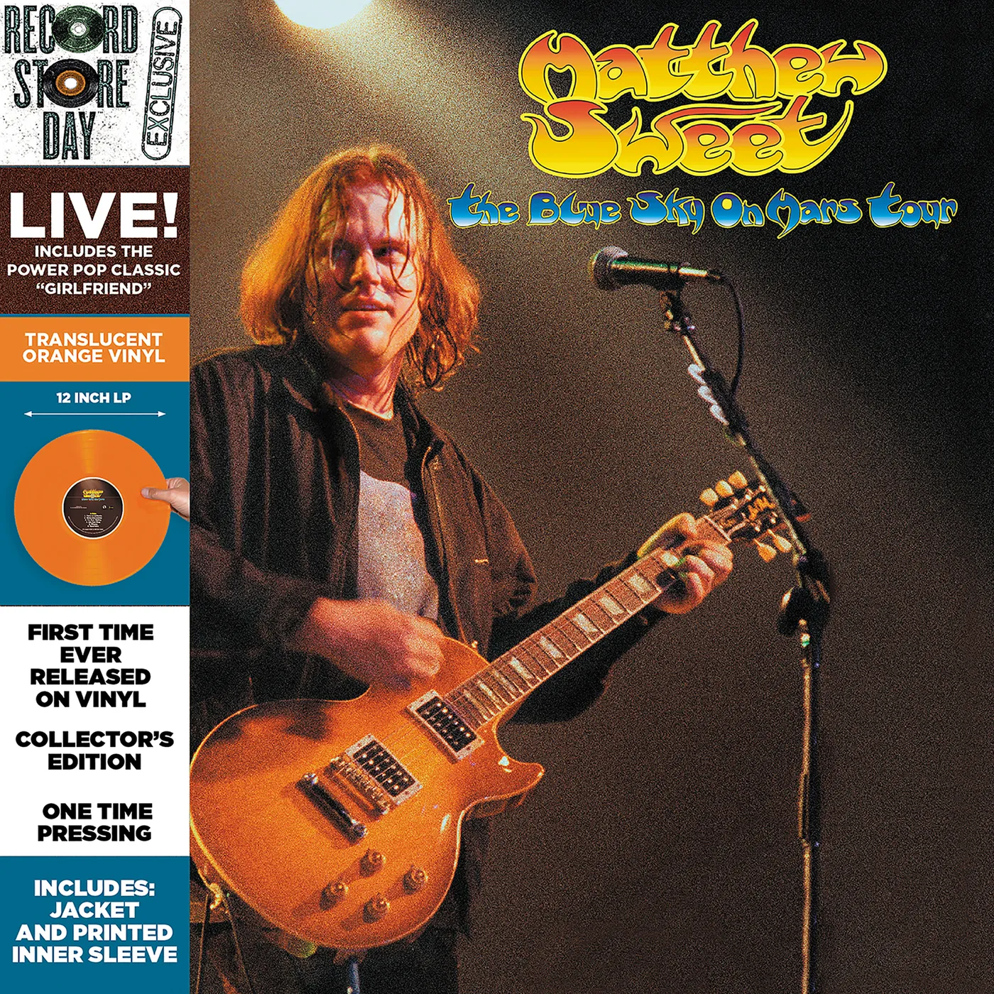 Matthew Sweet BLUE SKY ON MARS TOUR Vinyl Record