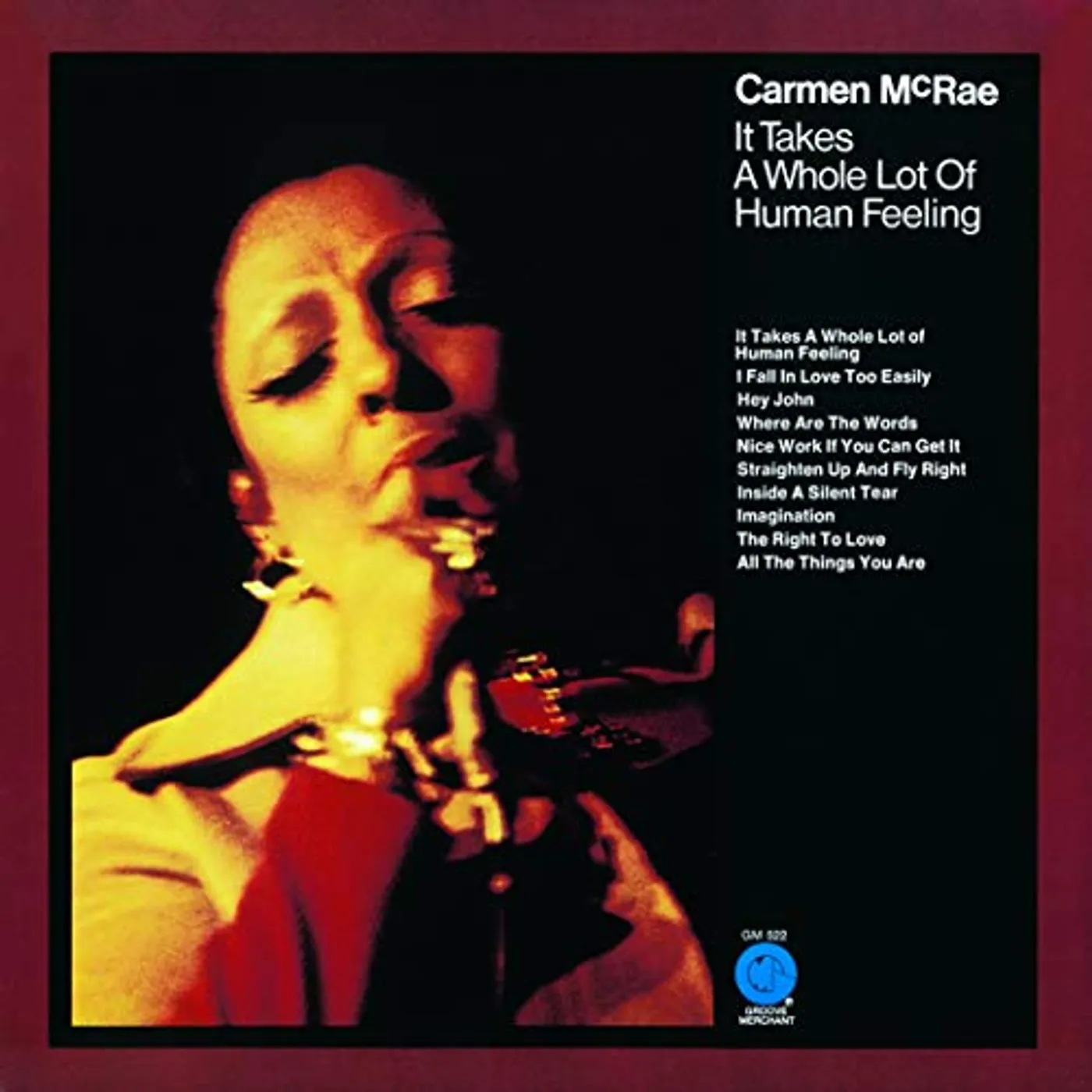 Carmen McRae IT TAKES A WHOLE LOT OF HUMAN FEELING CD