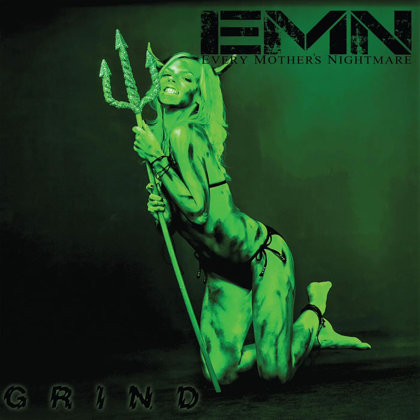 Every Mother's Nightmare GRIND - GREEN Vinyl Record