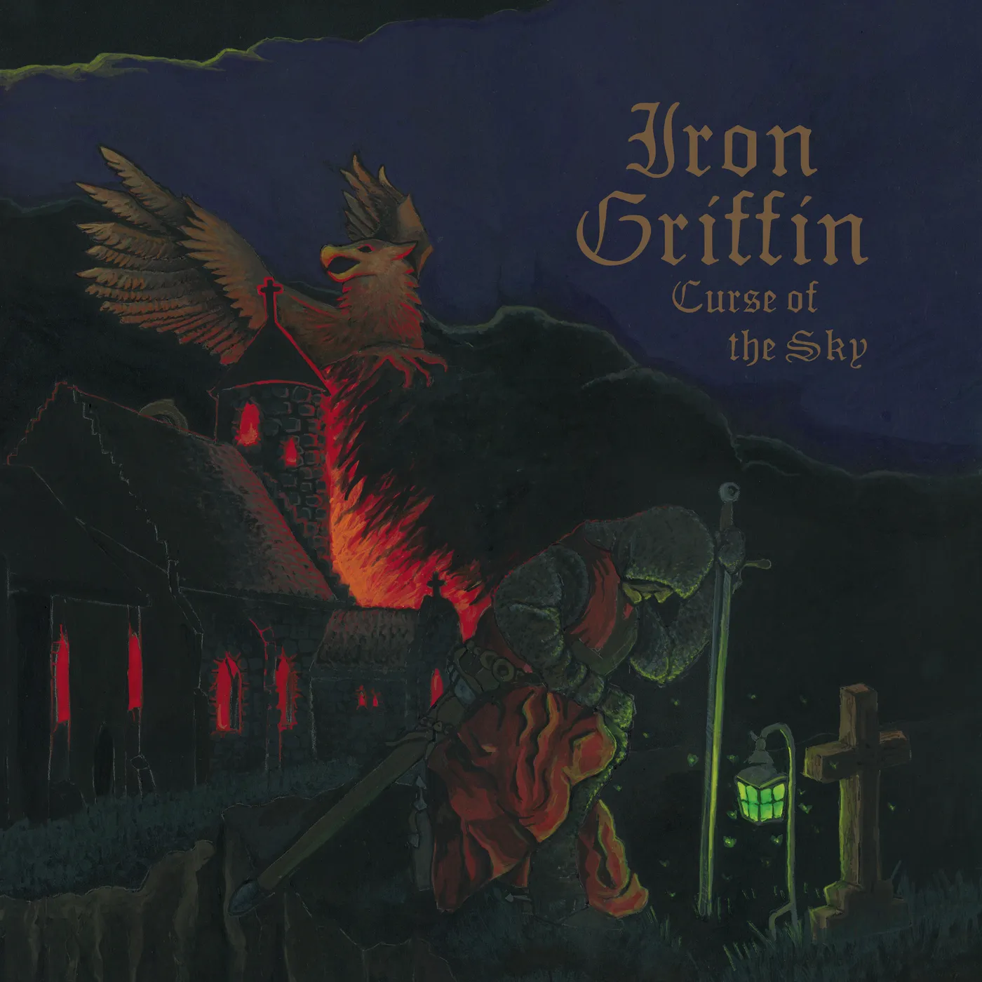 Iron Griffin Curse of the Sky Vinyl Record