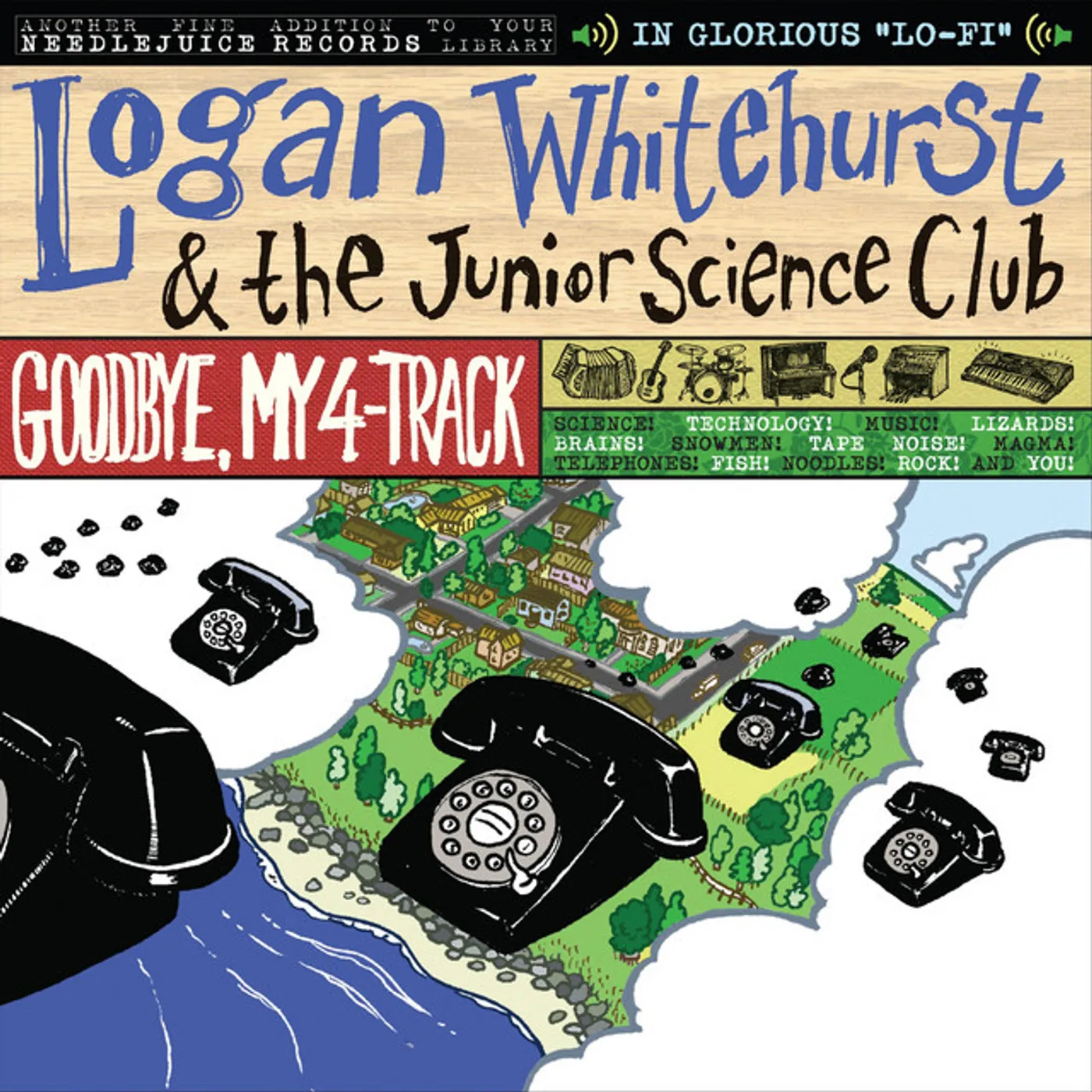 Logan Whitehurst & The Junior Science Club GOODBYE MY 4-TRACK CD