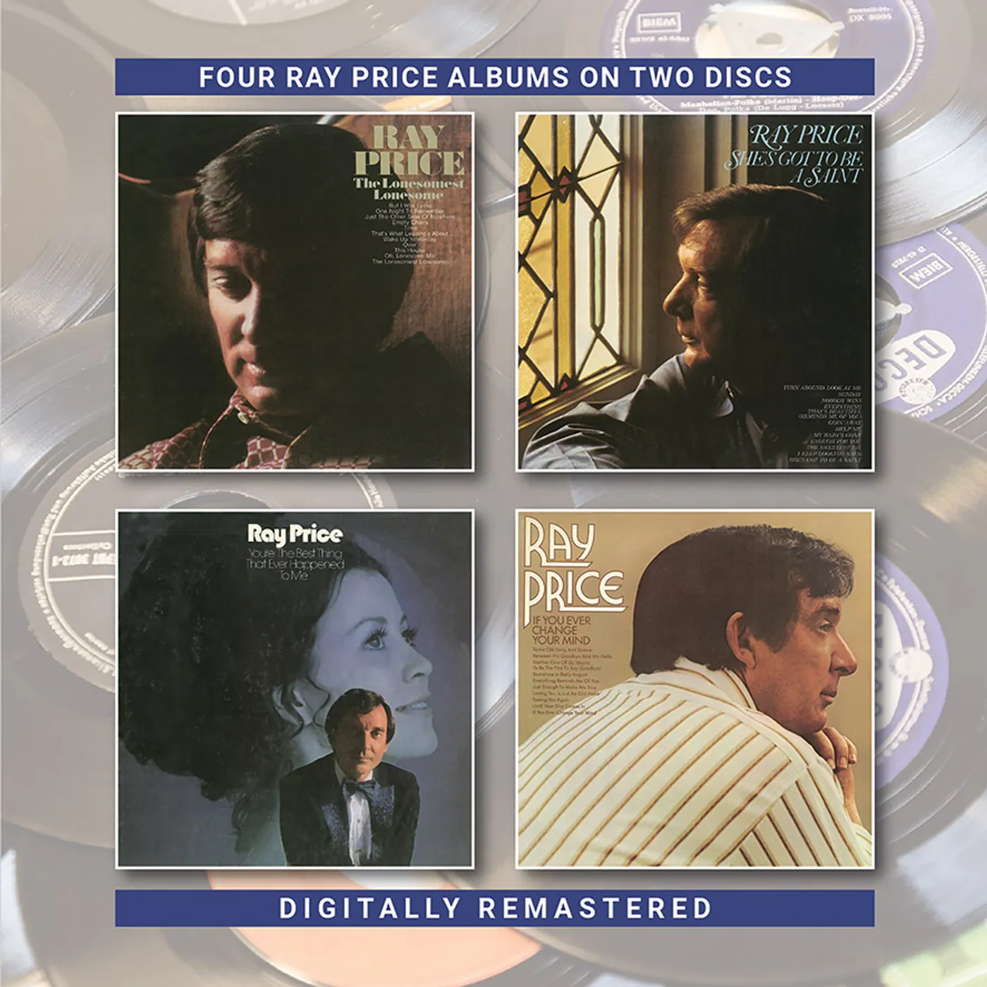Ray Price LONESOMEST LONESOME / SHE'S GOT TO BE A SAINT CD