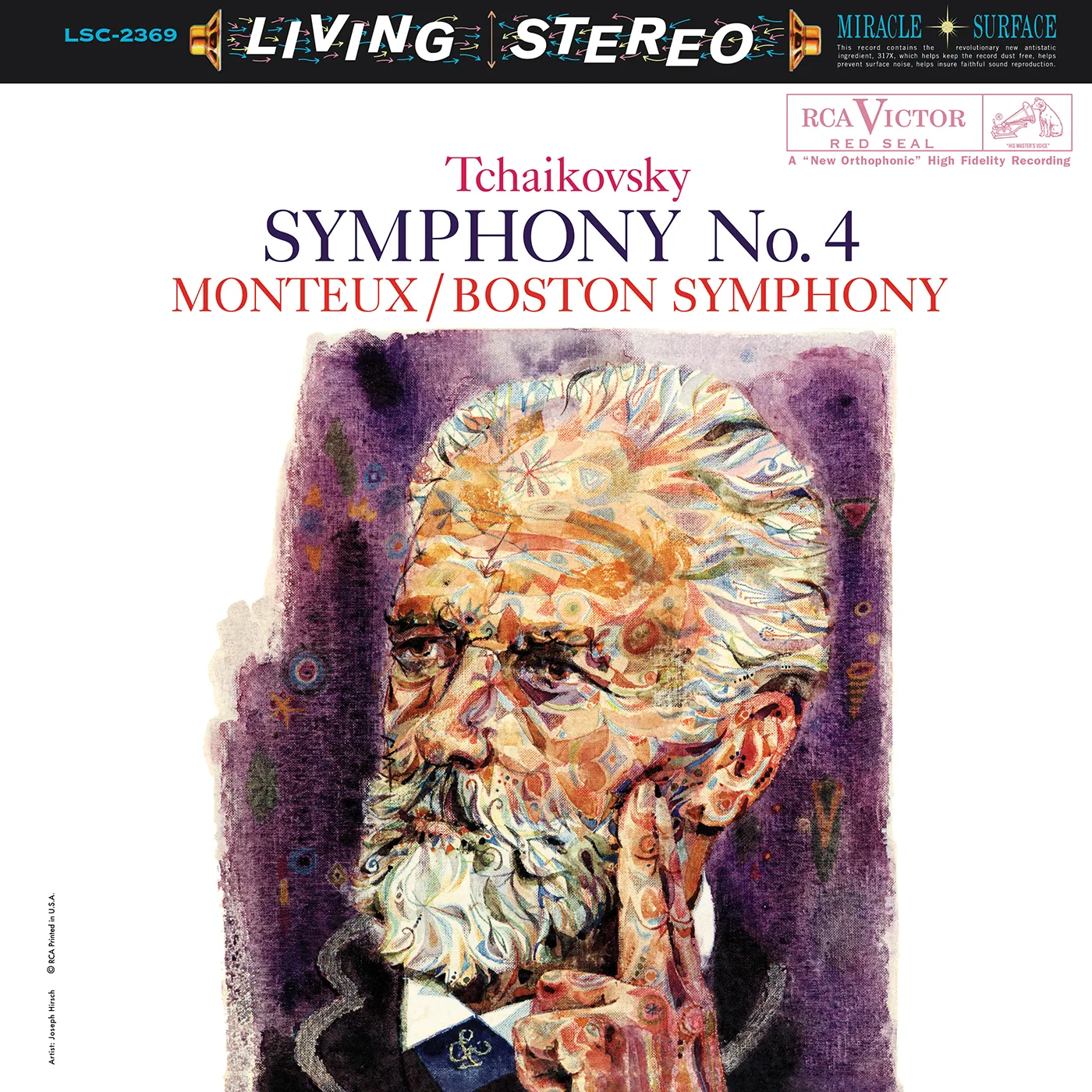 Pierre Monteux TCHAIKOVSKY: SYMPHONY NO. 4 Vinyl Record
