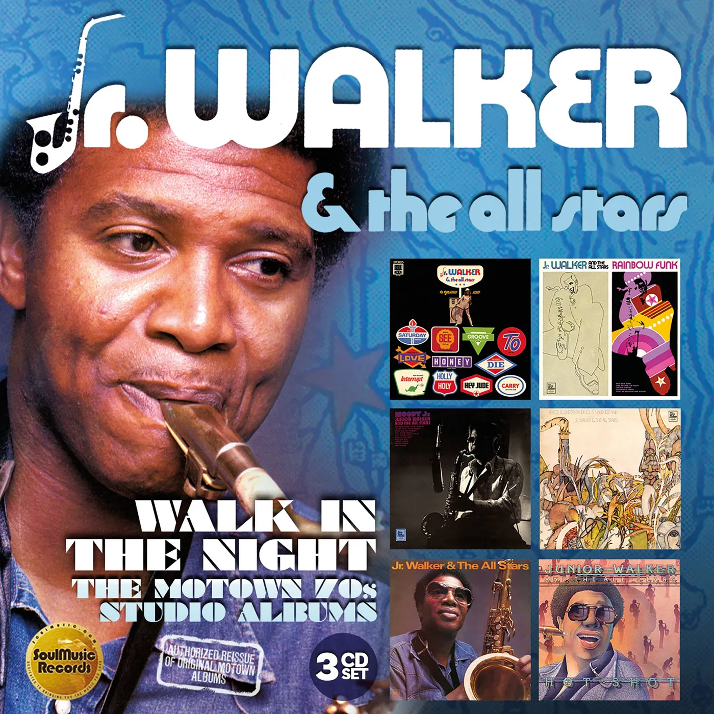 Jr Walker & All Stars WALK IN THE NIGHT: MOTOWN 70S STUDIO ALBUMS CD