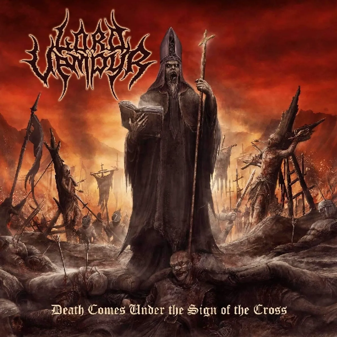 Lord Vampyr DEATH COMES UNDER THE SIGN OF THE CROSS CD