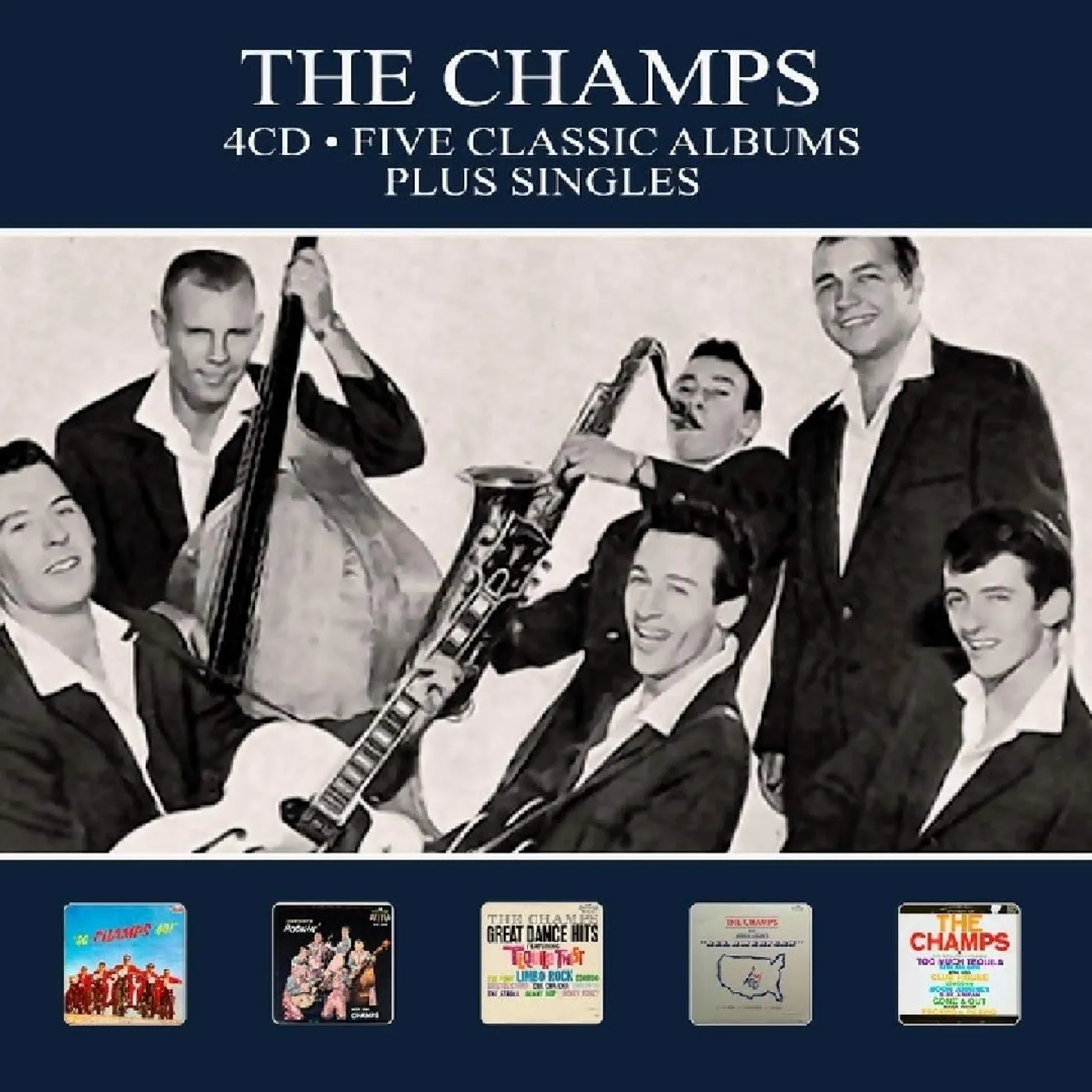 The Champs 5 CLASSIC ALBUMS PLUS SINGLES CD