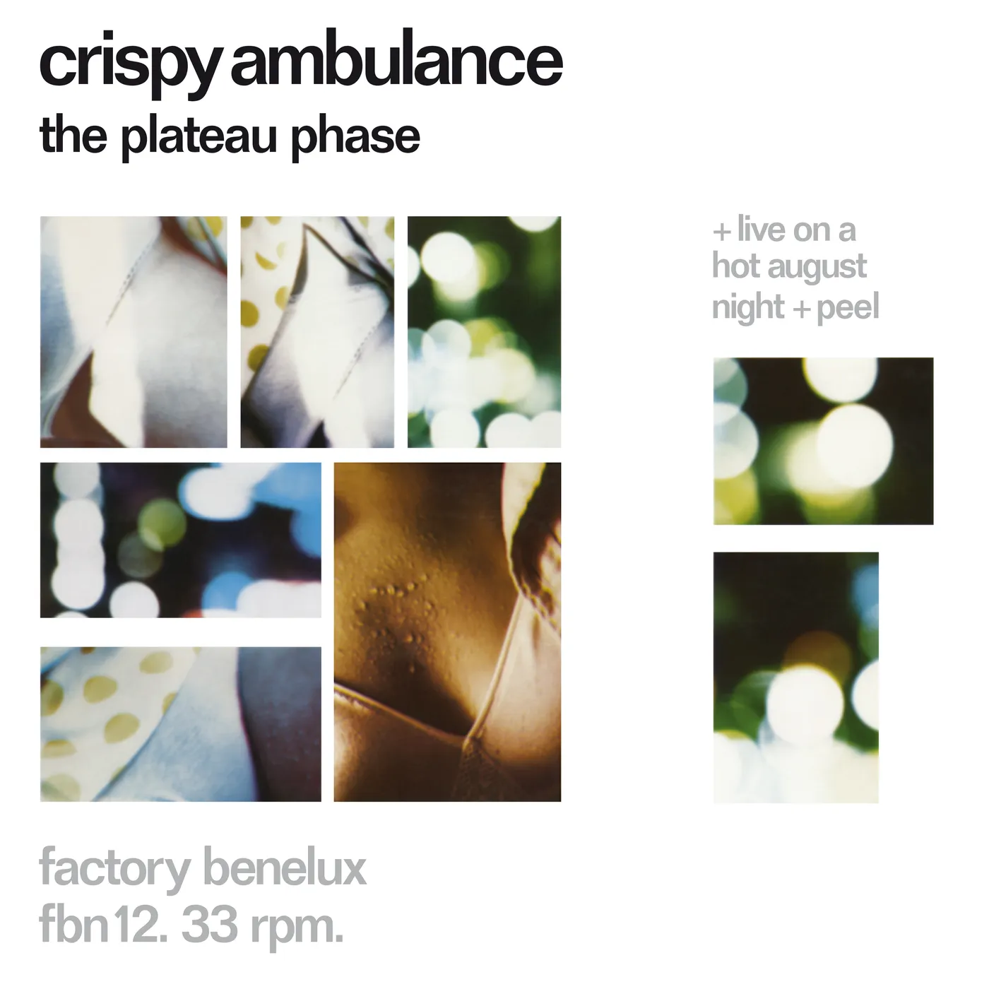 Crispy Ambulance THE PLATEAU PHASE (IEX) Vinyl Record