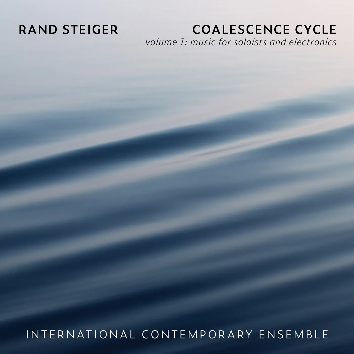 Escape Elliott COALESCENCE CYCLE, VOL. 1 - MUSIC FOR SOLISTS & ELECTRONICS CD