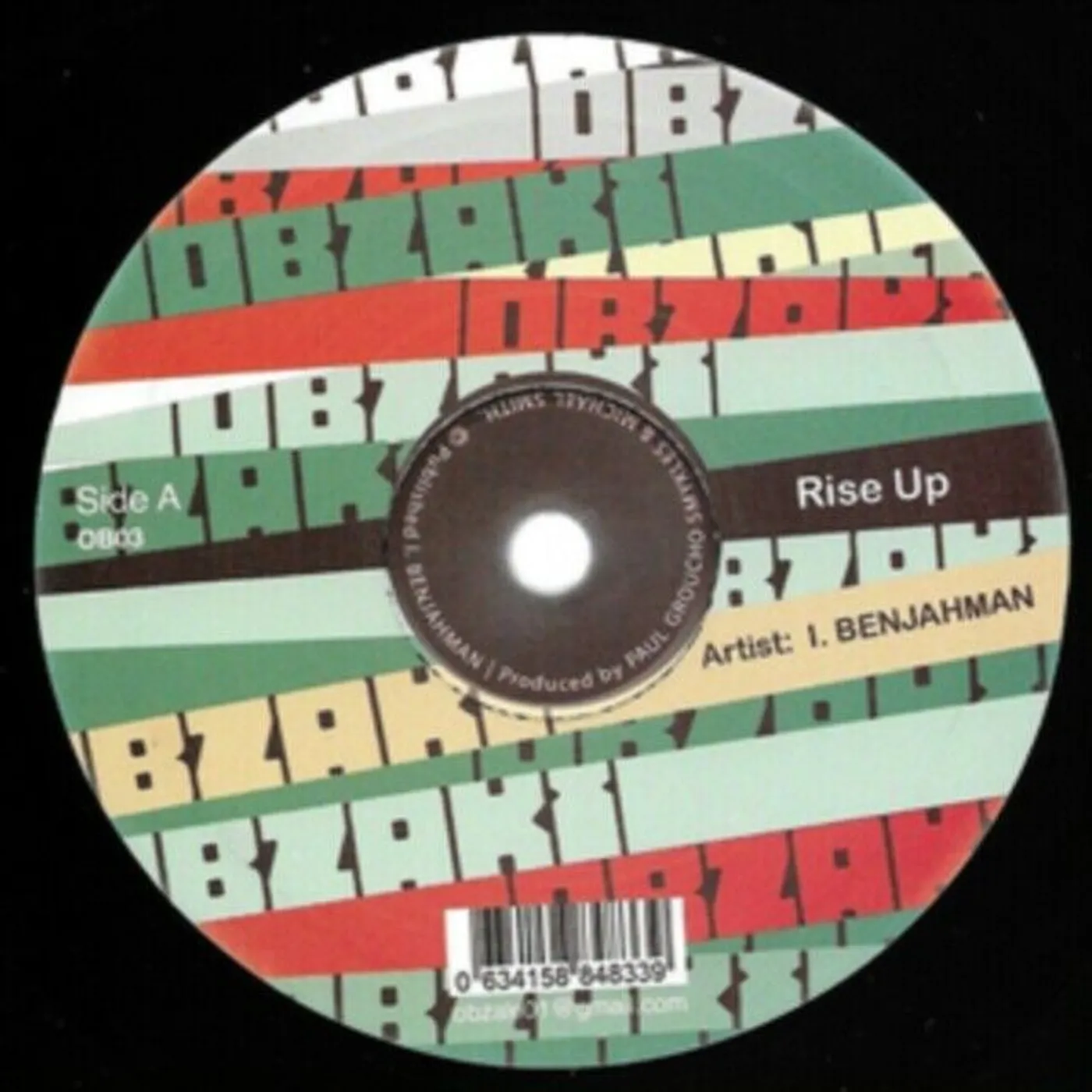 I Benjahman RISE UP Vinyl Record