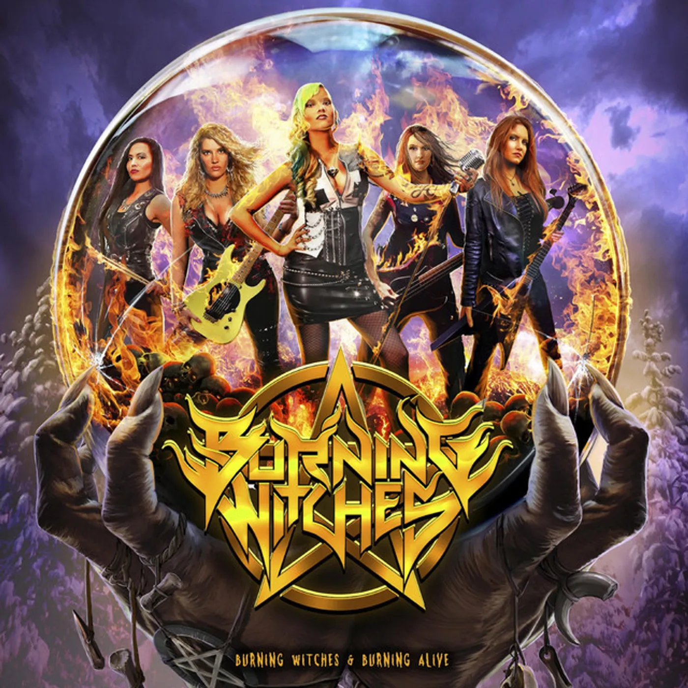BURNING WITCHES / BURNING ALIVE CD