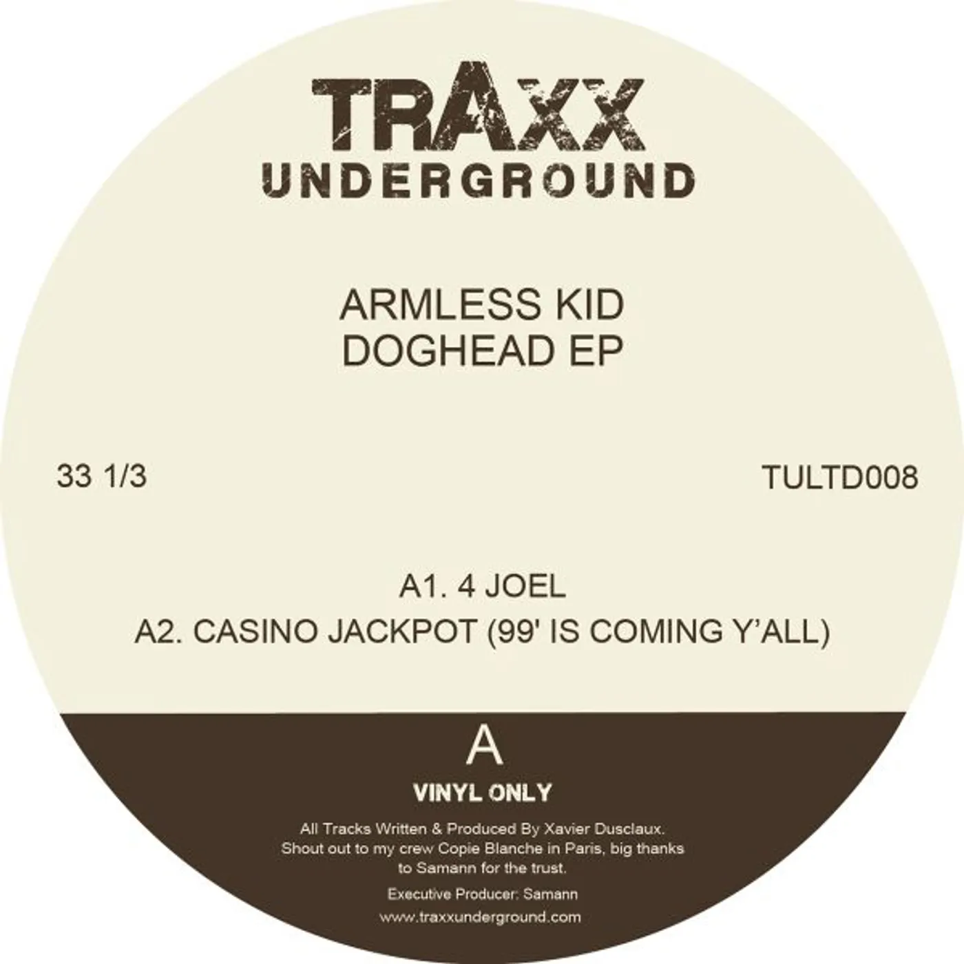 Armless Kid DOGHEAD Vinyl Record