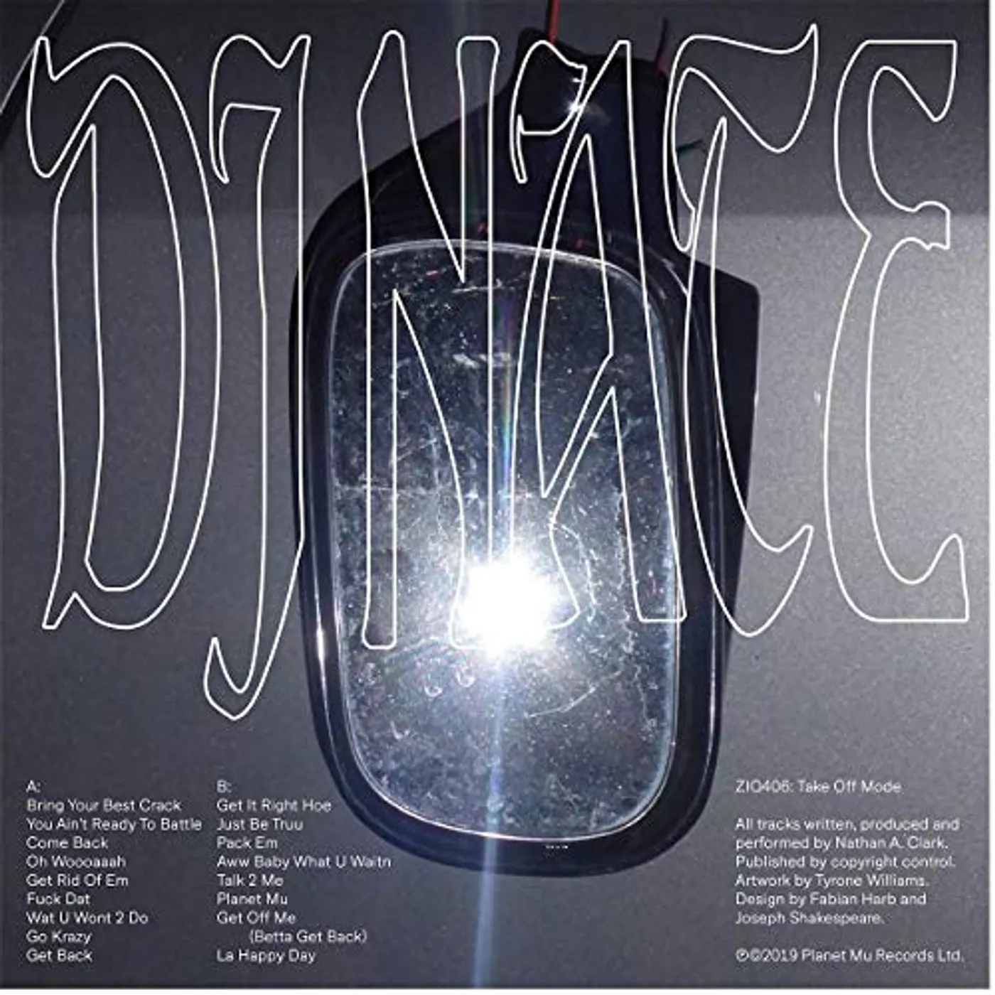 DJ Nate TAKE OFF MODE Vinyl Record