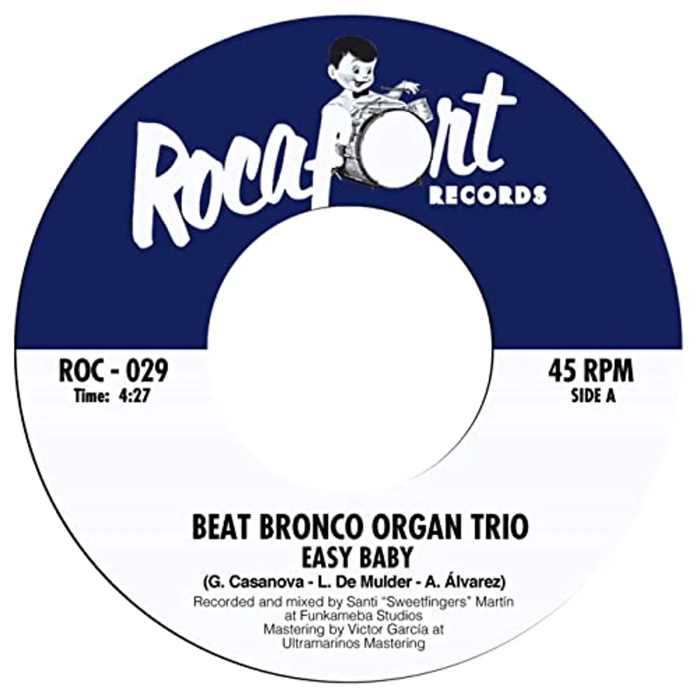 Beat Bronco Organ Trio Easy Baby / Geriatric Dance Vinyl Record