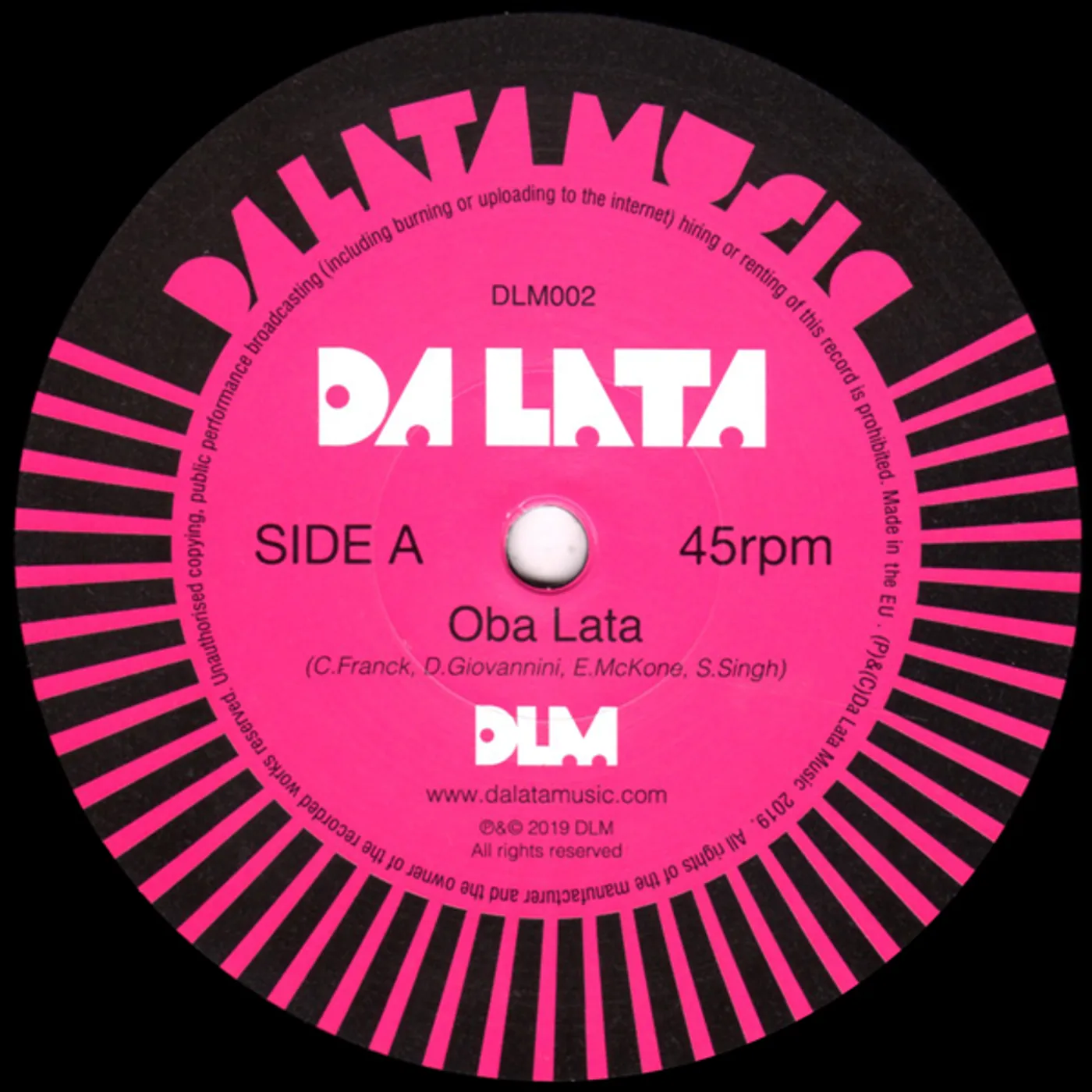 Da Lata OBA LATA Vinyl Record