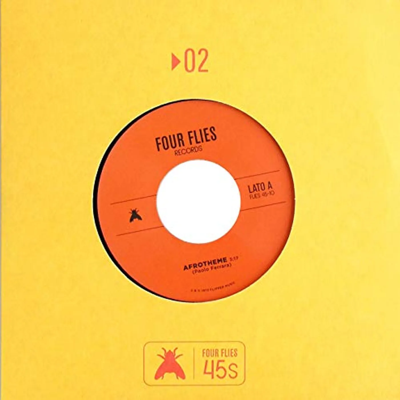 Paolo Ferrara AFROTHEME / PERCUSSION BLUES / Original Soundtrack Vinyl Record