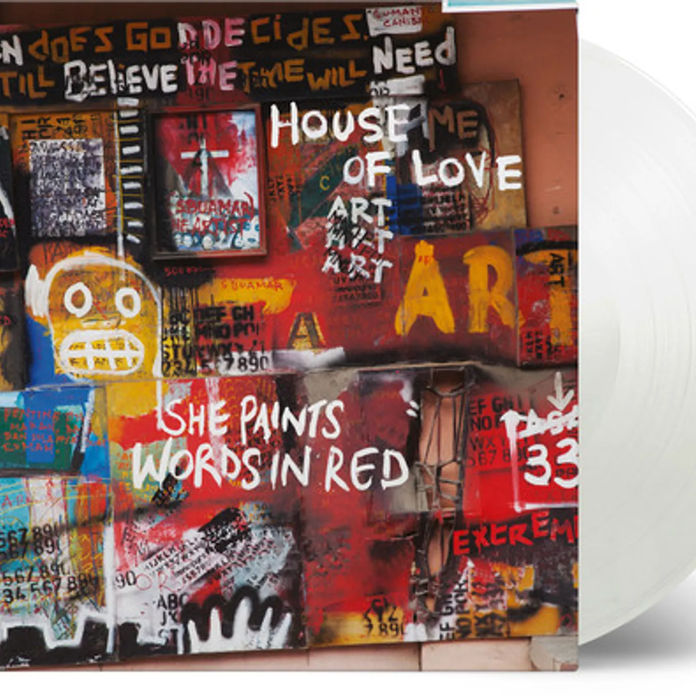 The House of Love She Paints Words In Red Vinyl Record