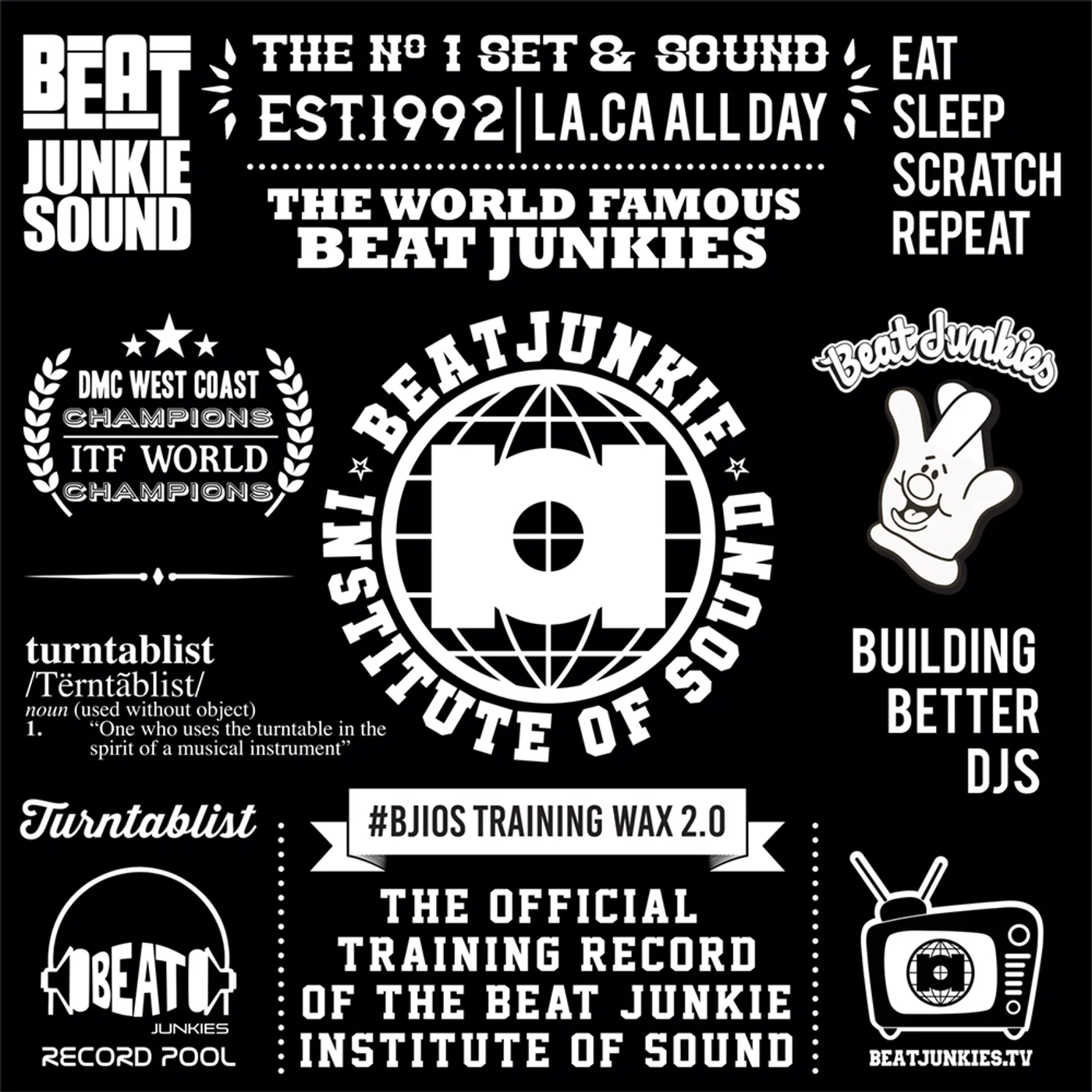 Beat Junkies BIOS TRAINING WAX 2.0 Vinyl Record
