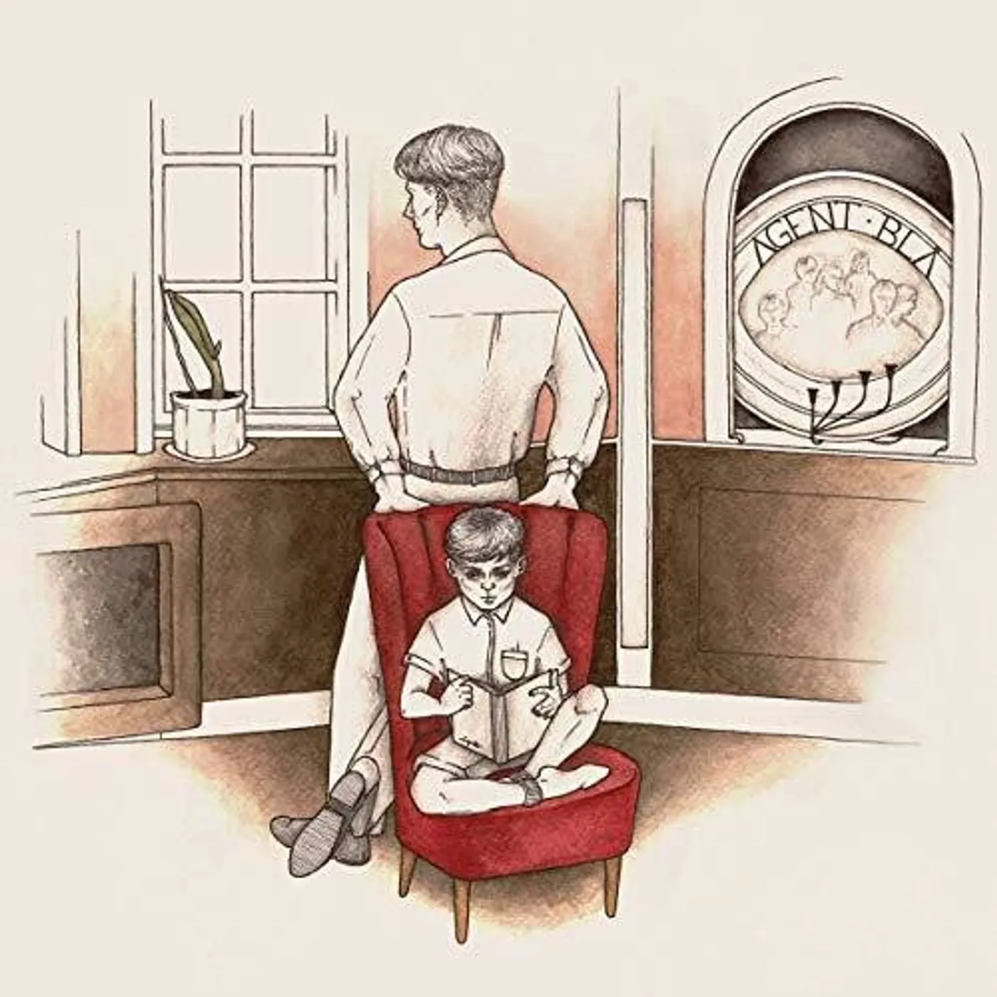 Agent blå Morning Thoughts Vinyl Record