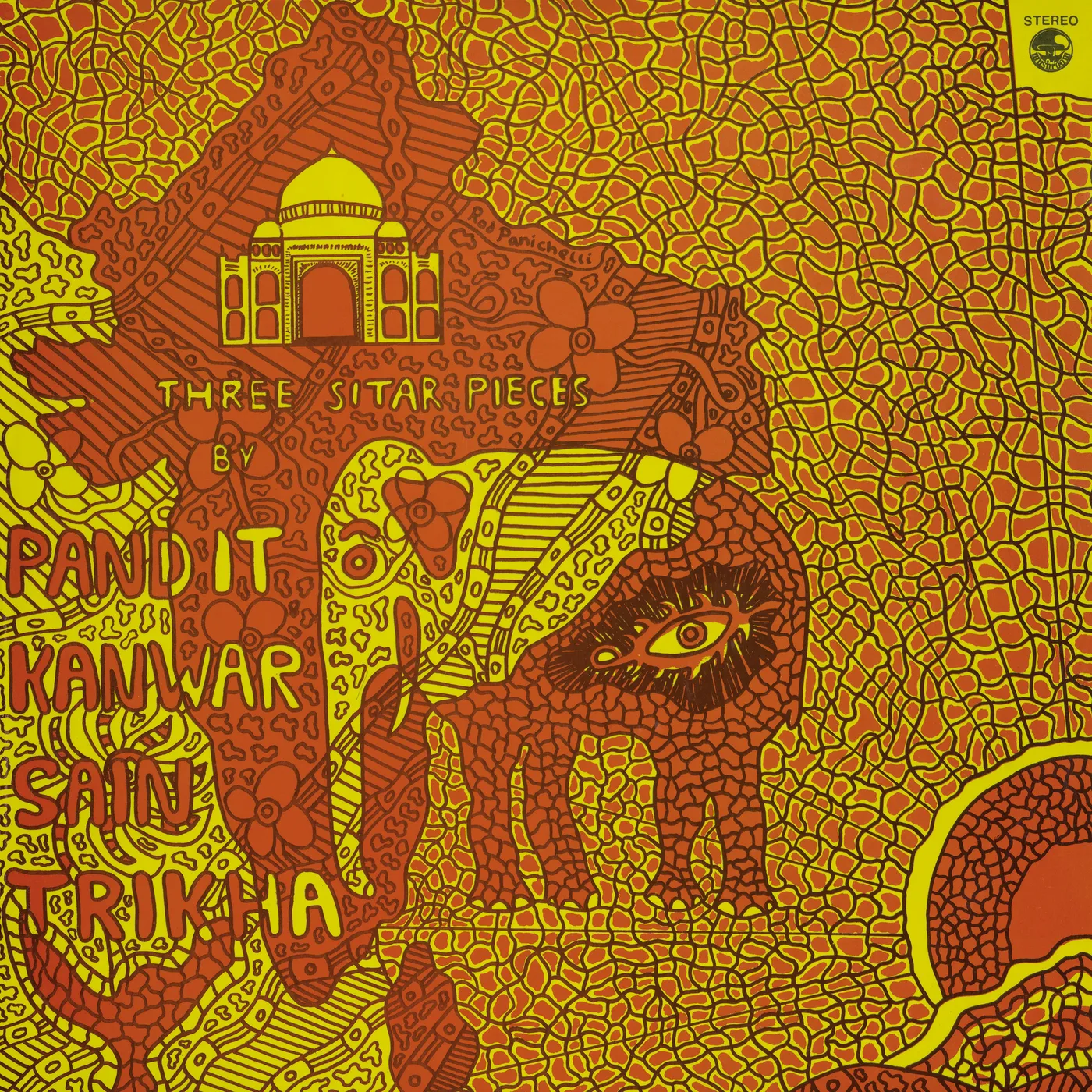 Pandit Kanwar Sain Trikha Three Sitar Pieces Vinyl Record
