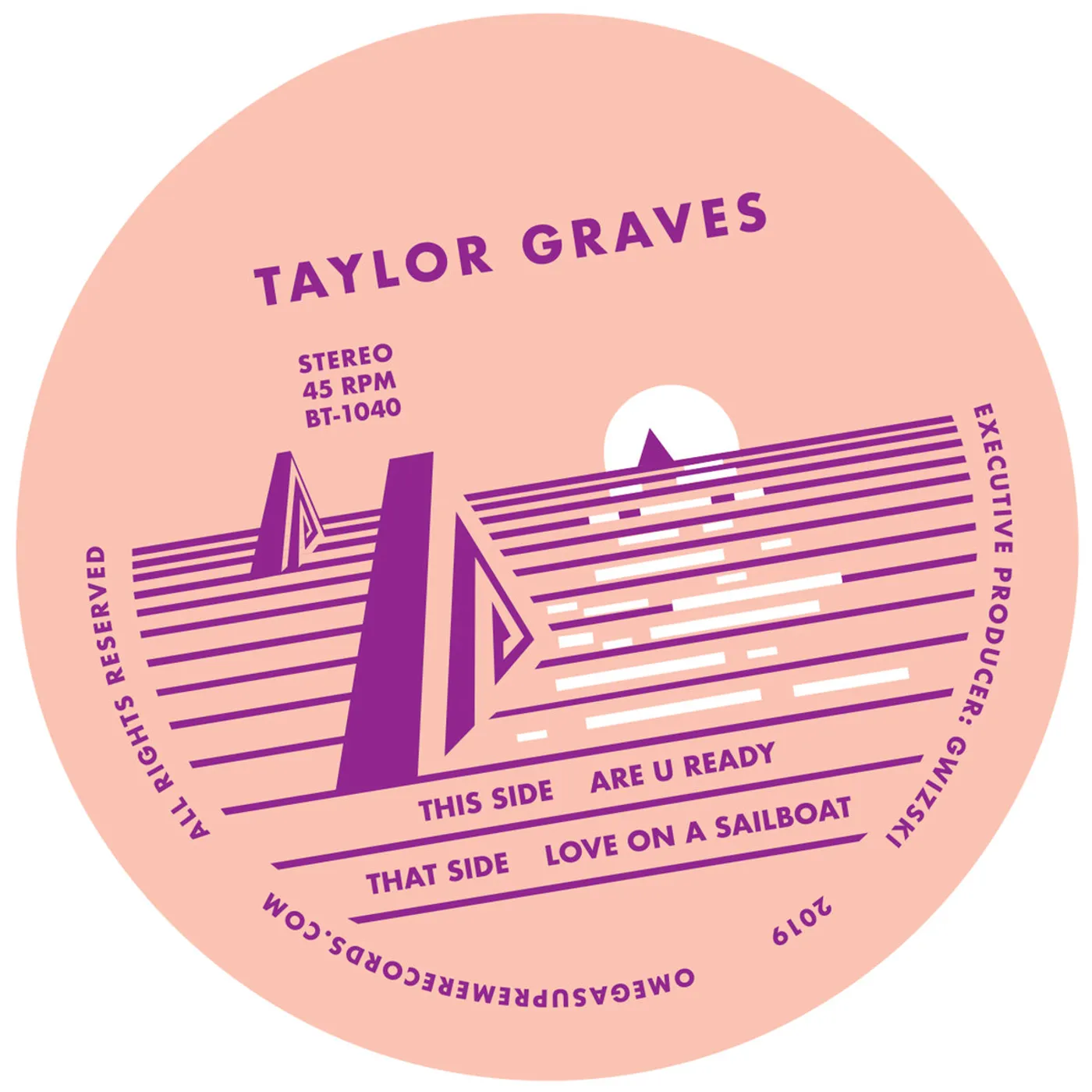 Taylor Graves ARE YOU READY / LOVE ON A SAILBOAT Vinyl Record