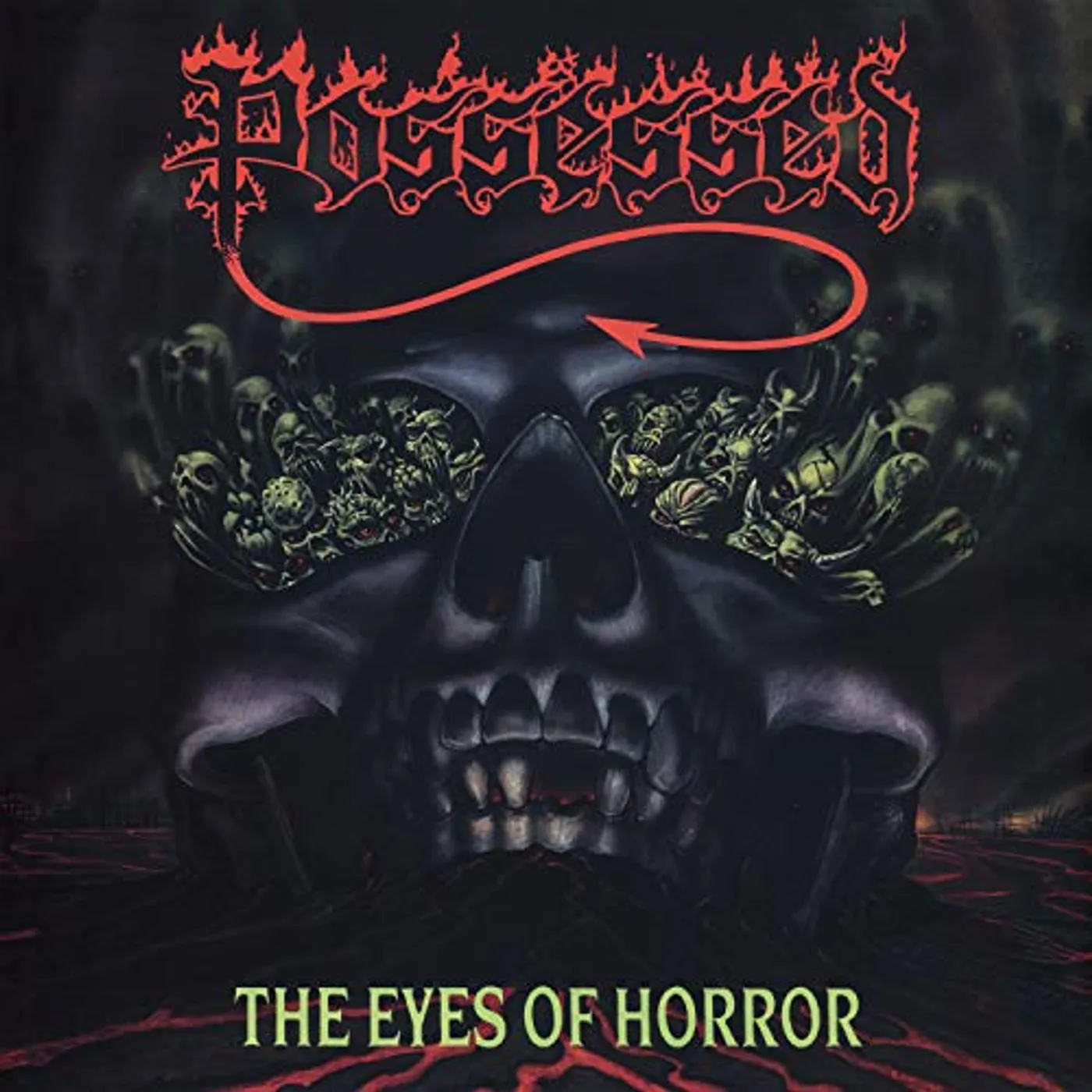 Possessed EYES OF HORROR Vinyl Record