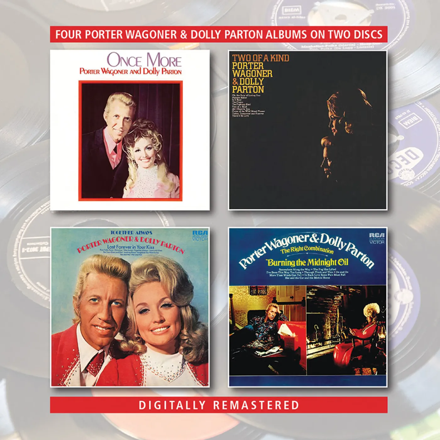 Porter Wagoner ONCE MORE / TWO OF A KIND / TOGETHER ALWAYS CD