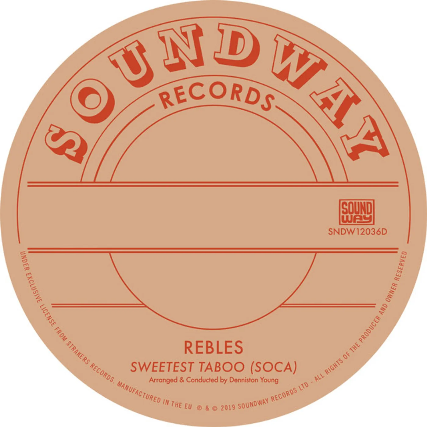 Rebles Sweetest Taboo (Soca) Vinyl Record