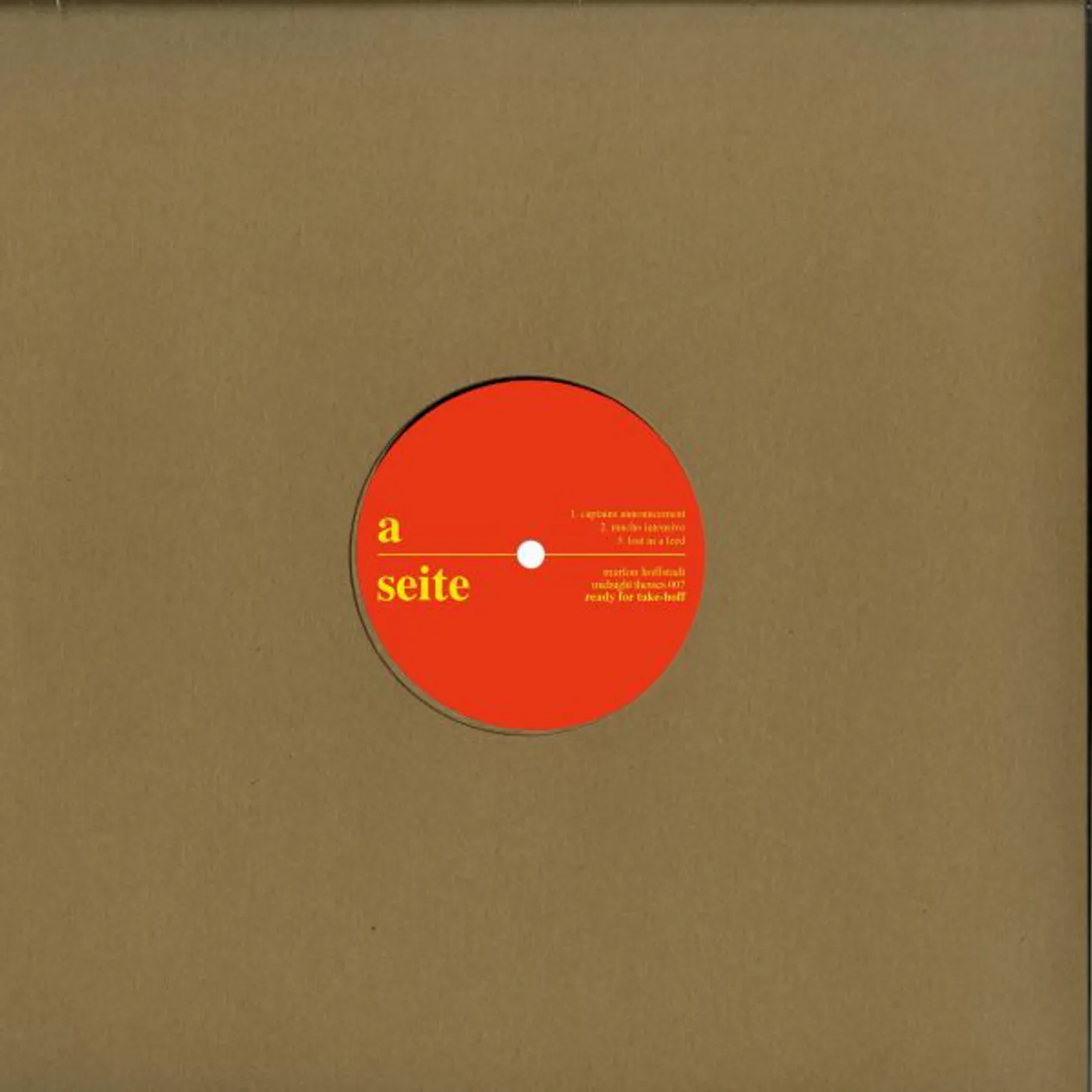 Marlon Hoffstadt Ready For Take Hoff Vinyl Record