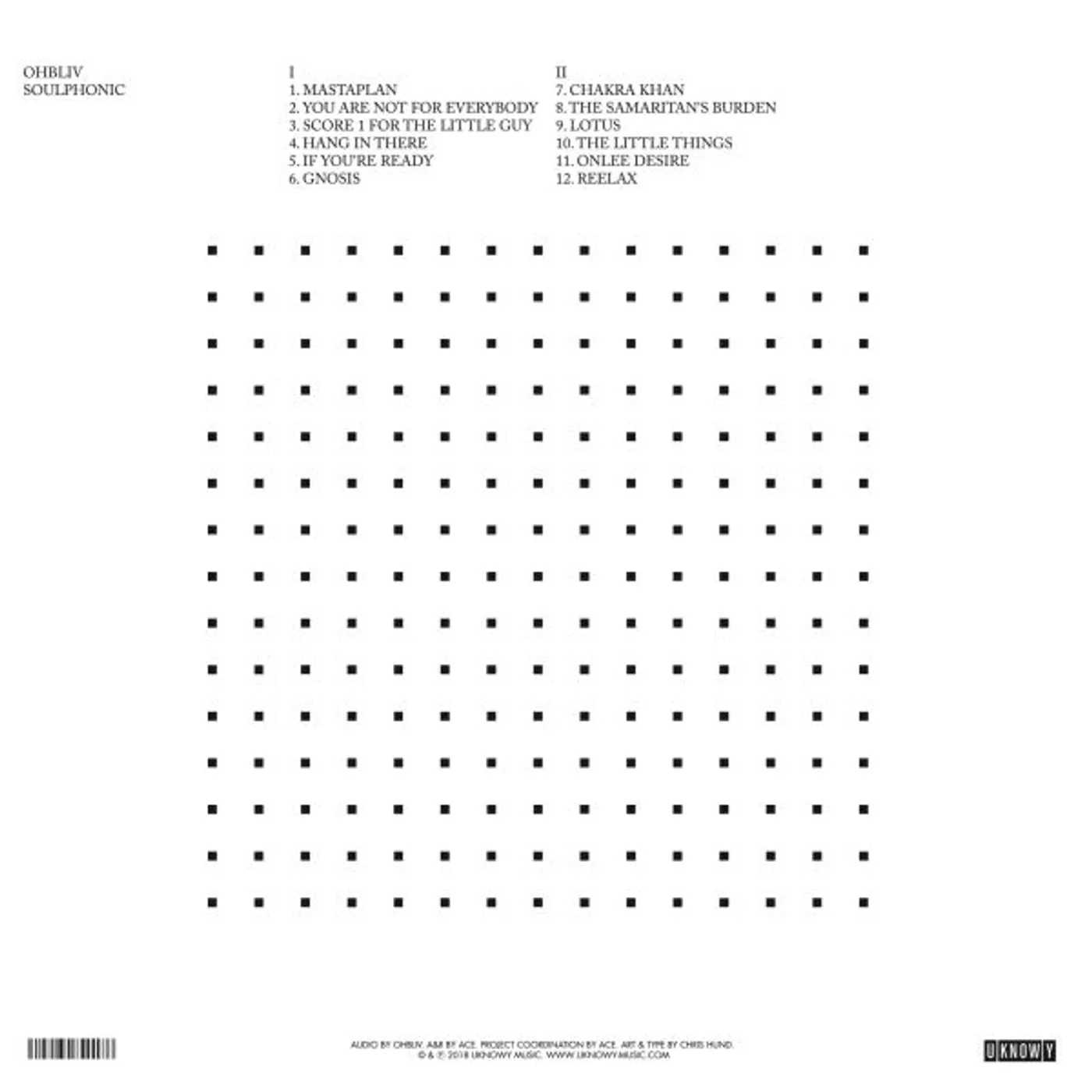 ohbliv Soulphonic Vinyl Record
