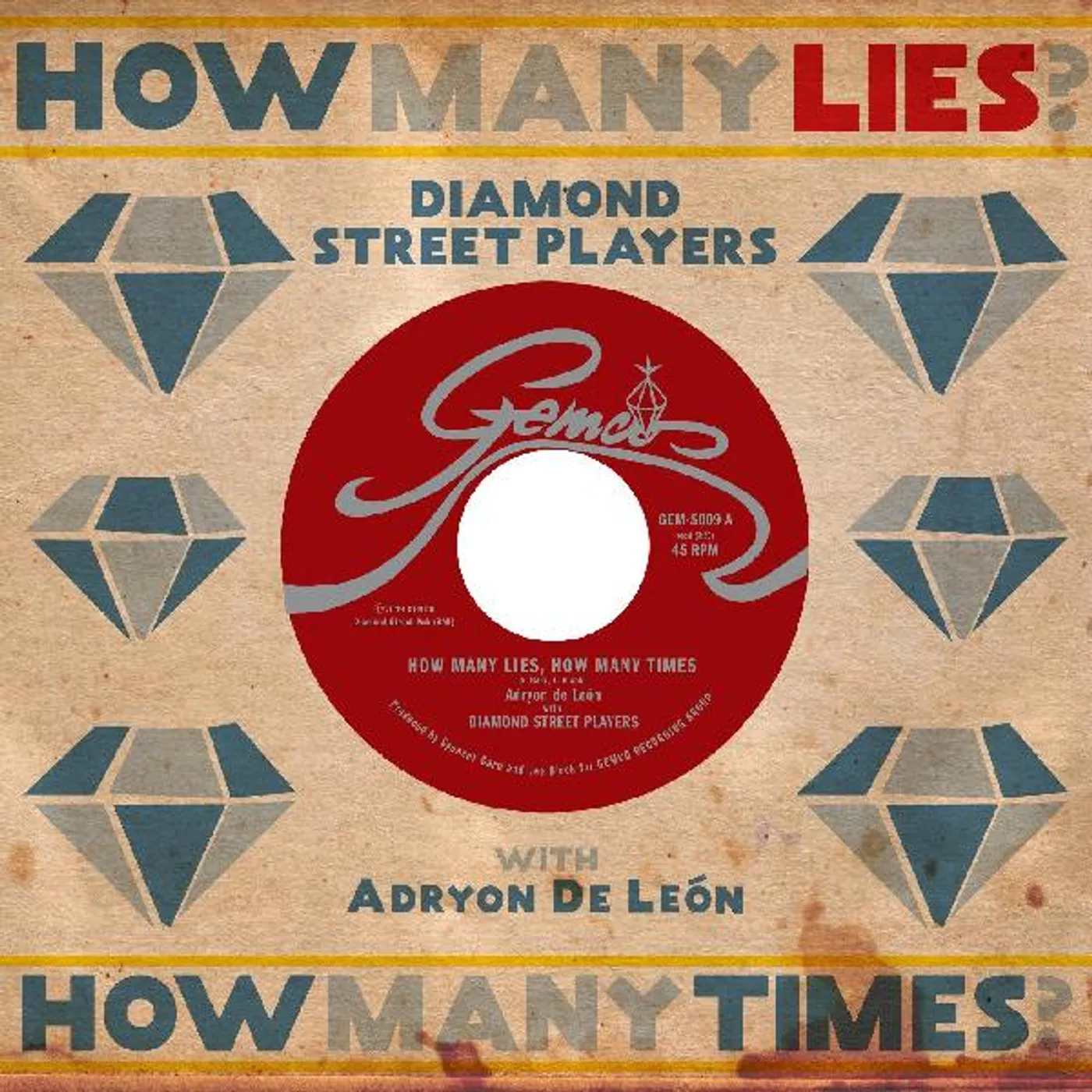 Diamond Street Players HOW MANY LIES HOW MANY TIMES Vinyl Record