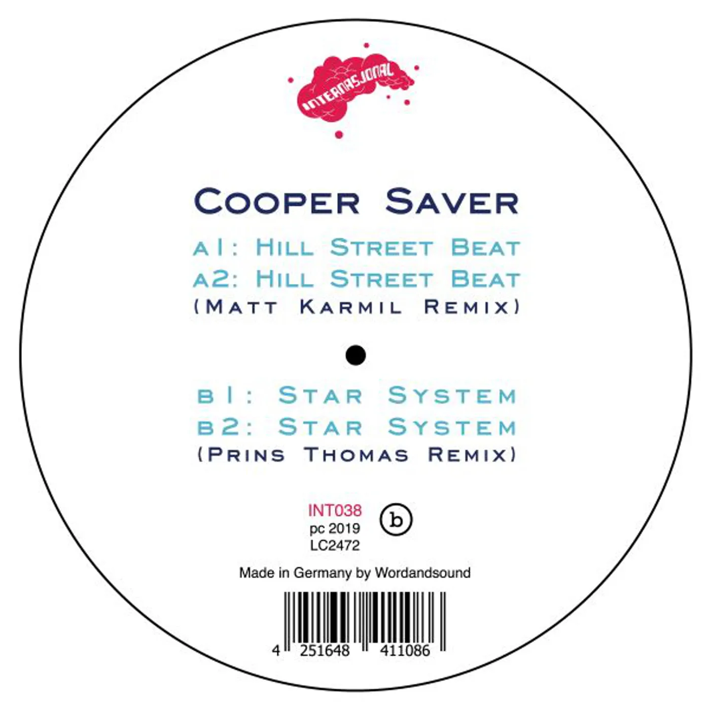 Cooper Saver HILL STREET BEAT / STAR SYSTEM Vinyl Record
