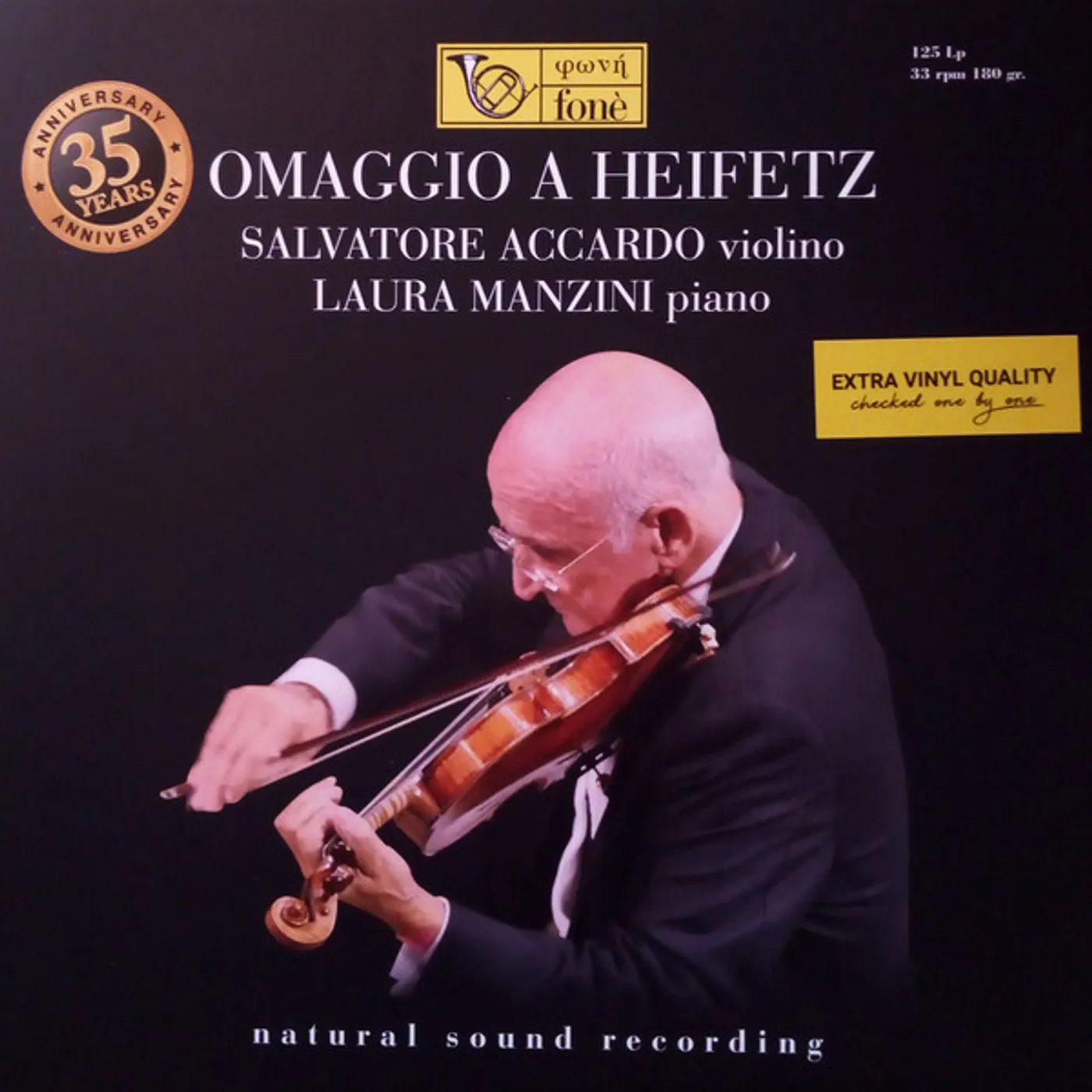 Salvatore Accardo / Laura Manzini OMAGGIO A HEIFETZ Vinyl Record