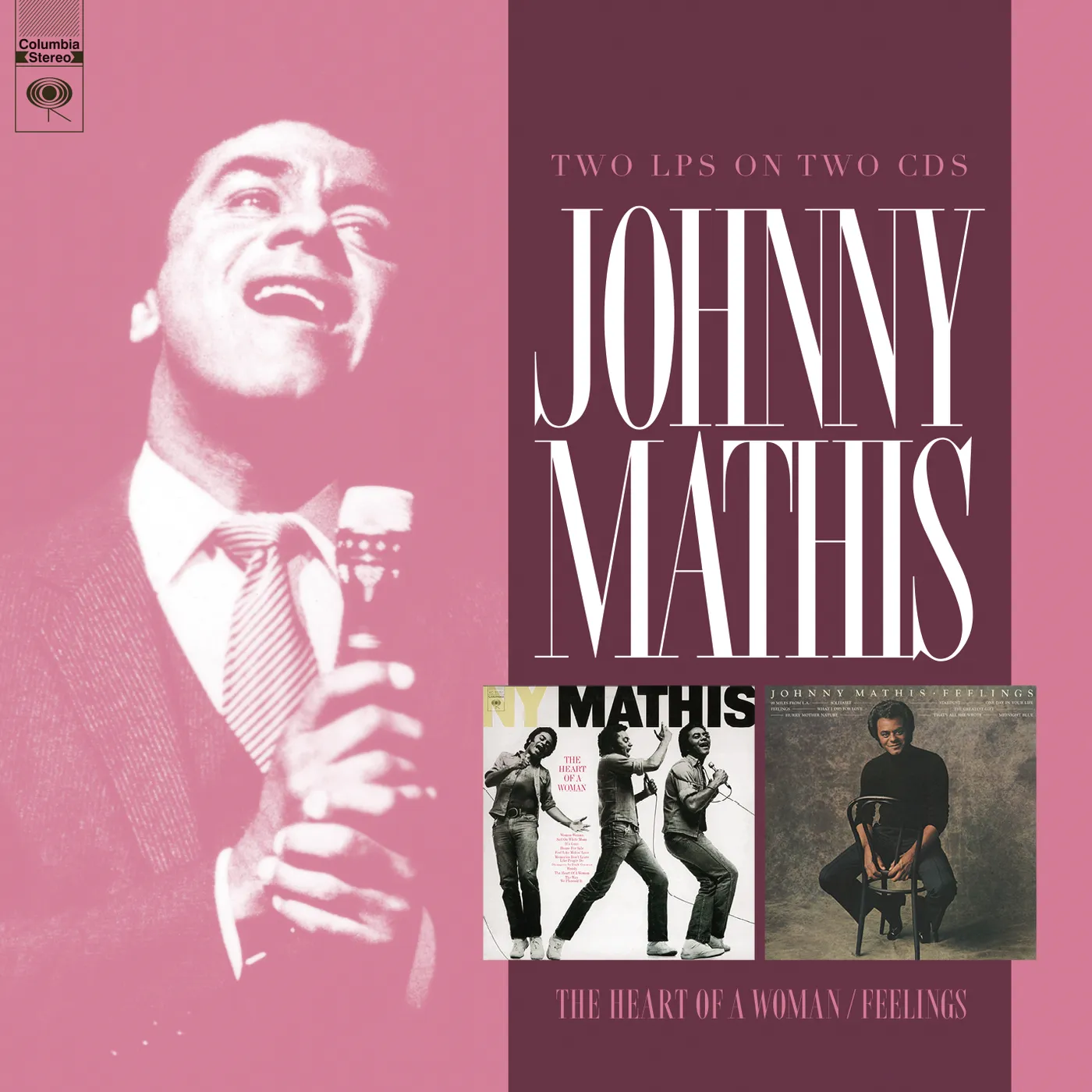 Johnny Mathis HEART OF A WOMAN / FEELINGS CD