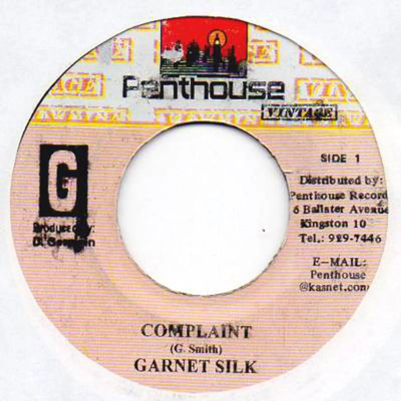 Garnett Silk COMPLAIN Vinyl Record