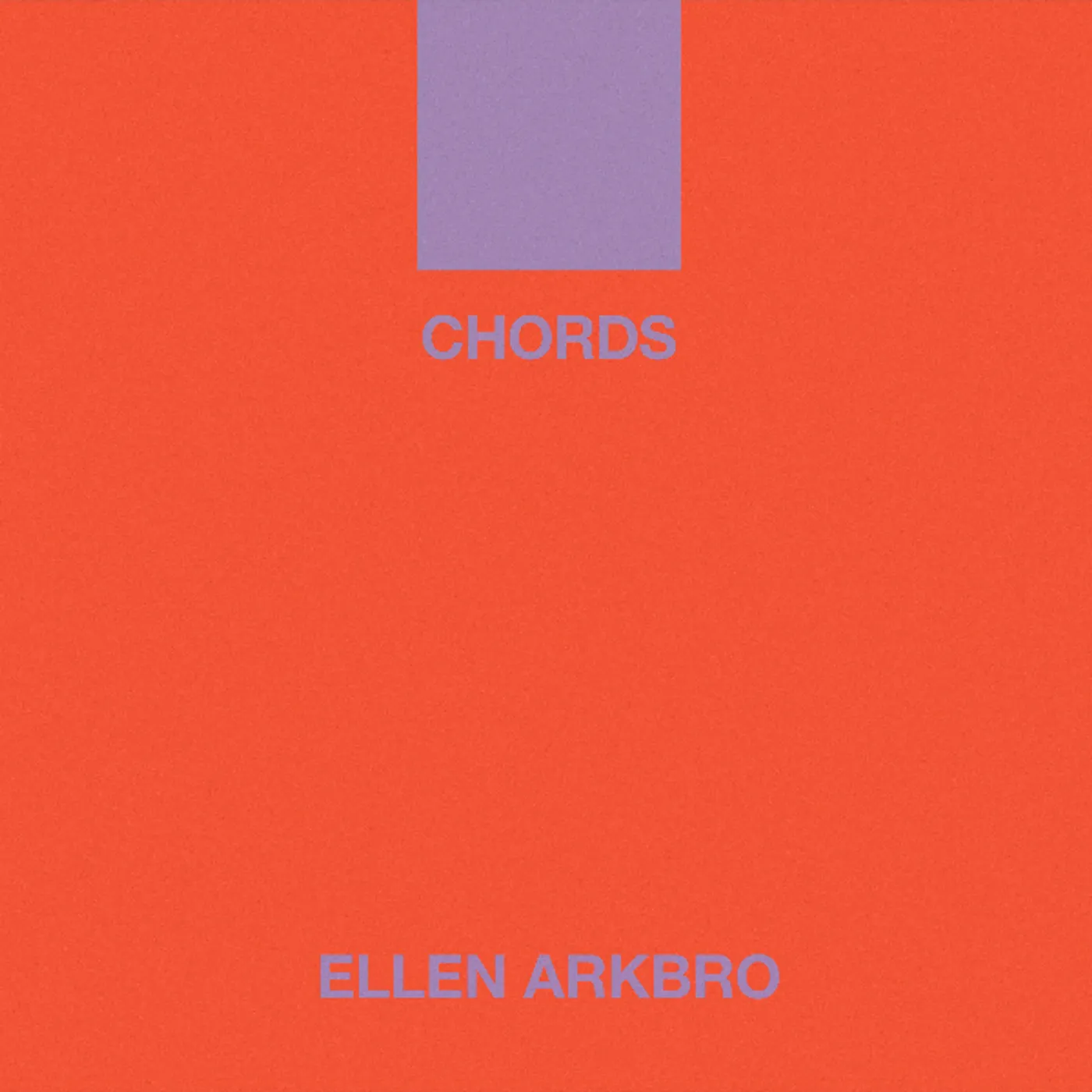 Ellen Arkbro CHORDS CD