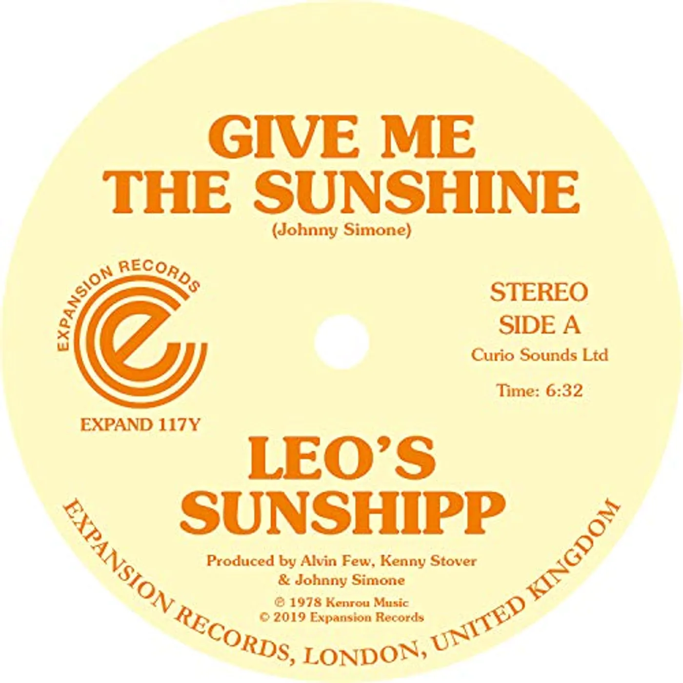 Leo's Sunshipp Give Me The Sunshine Vinyl Record