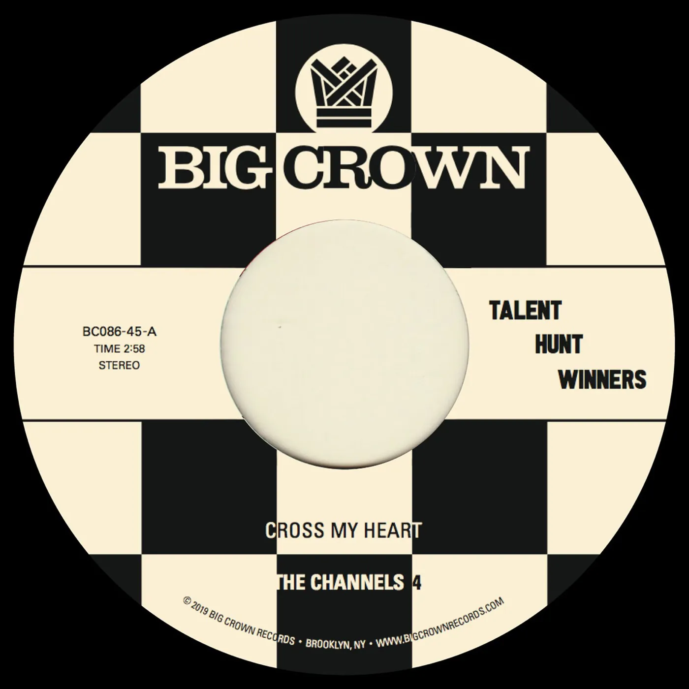 The Channels 4 CROSS MY HEART / CARLA & THE CARLETTES GROOVIN Vinyl Record