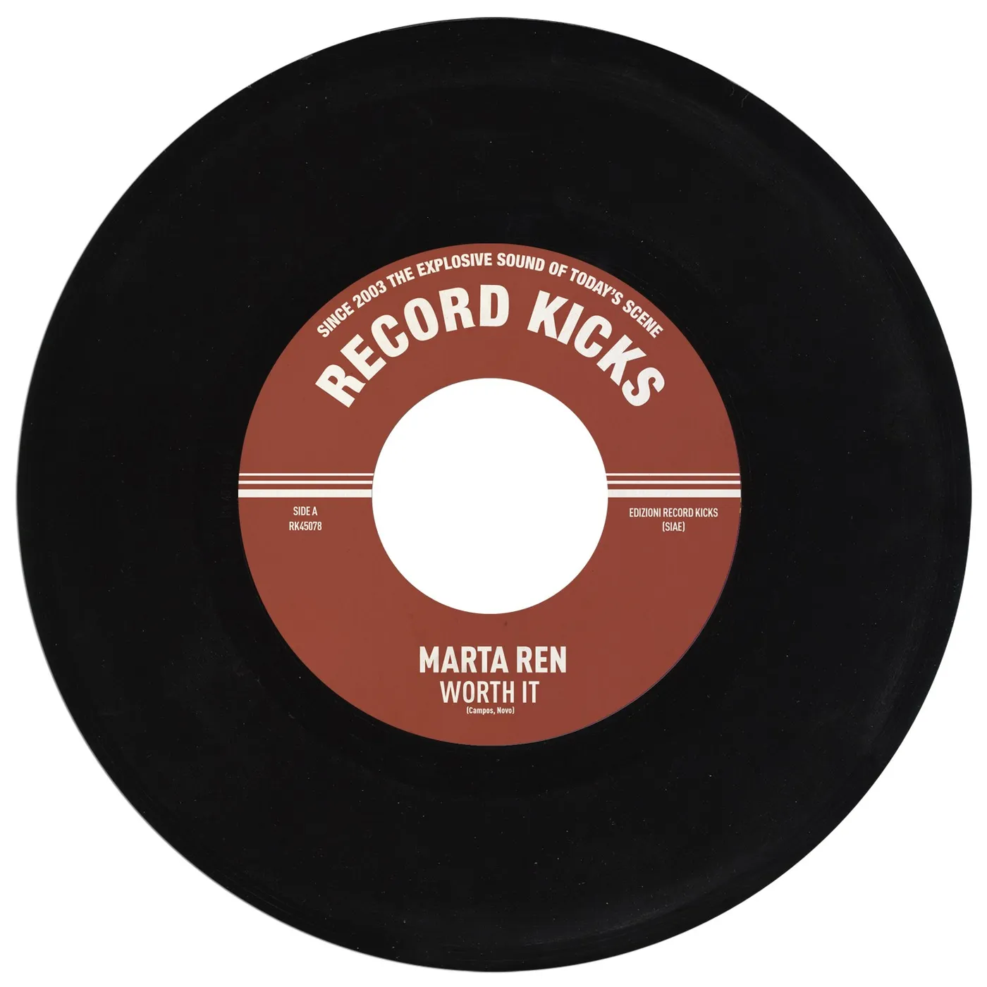 Marta Ren WORTH IT / INSTRUMENTAL Vinyl Record